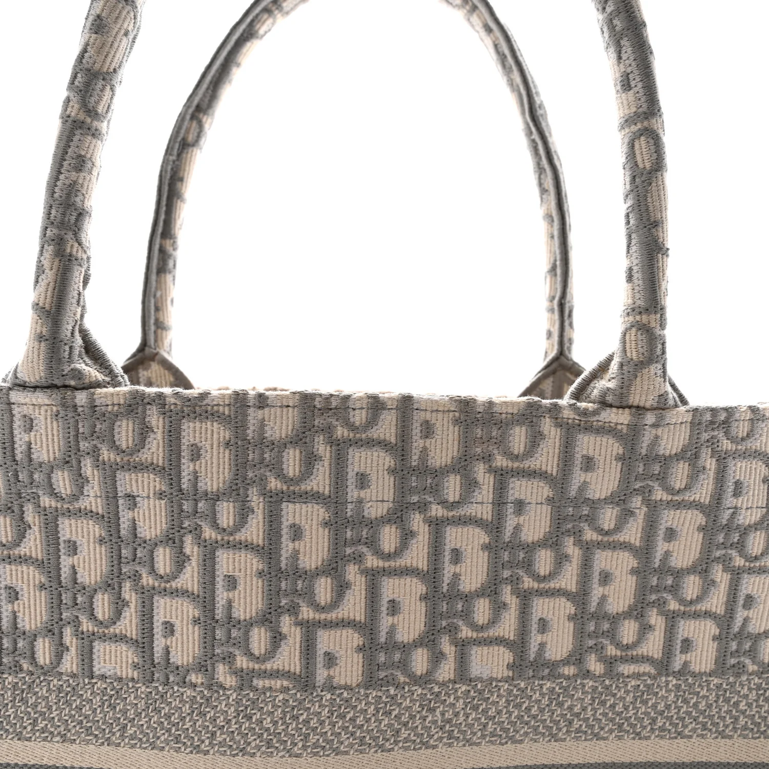 Oblique Medium Book Tote Grey - Top Club