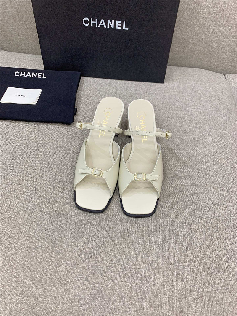 Chanel summer new high heel slippers - Sneaker Replica Workshop