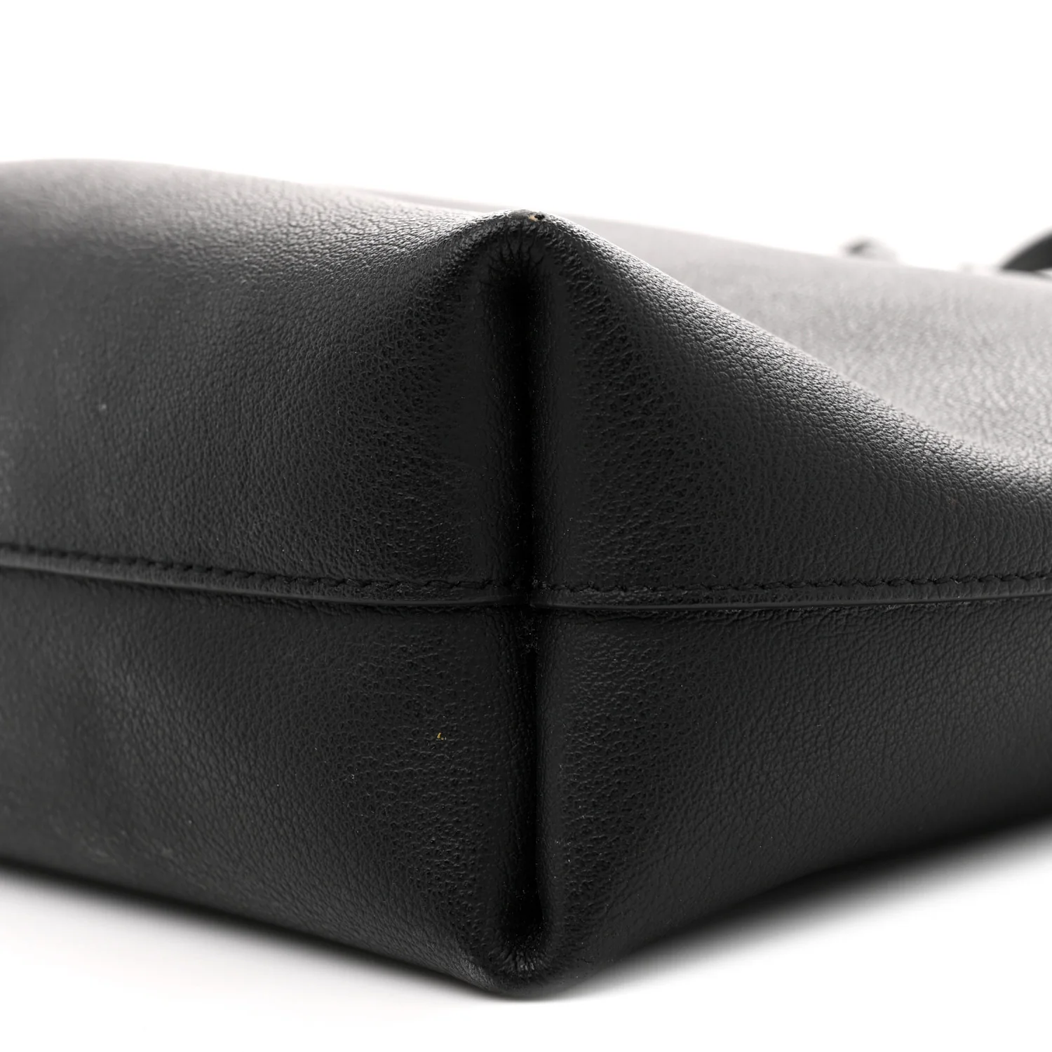 Calfskin Toy Shopping Tote Black - Top Club
