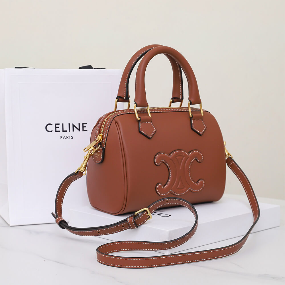 CELINE SMALL BOSTON IN Smooth Calfskin - Top Club