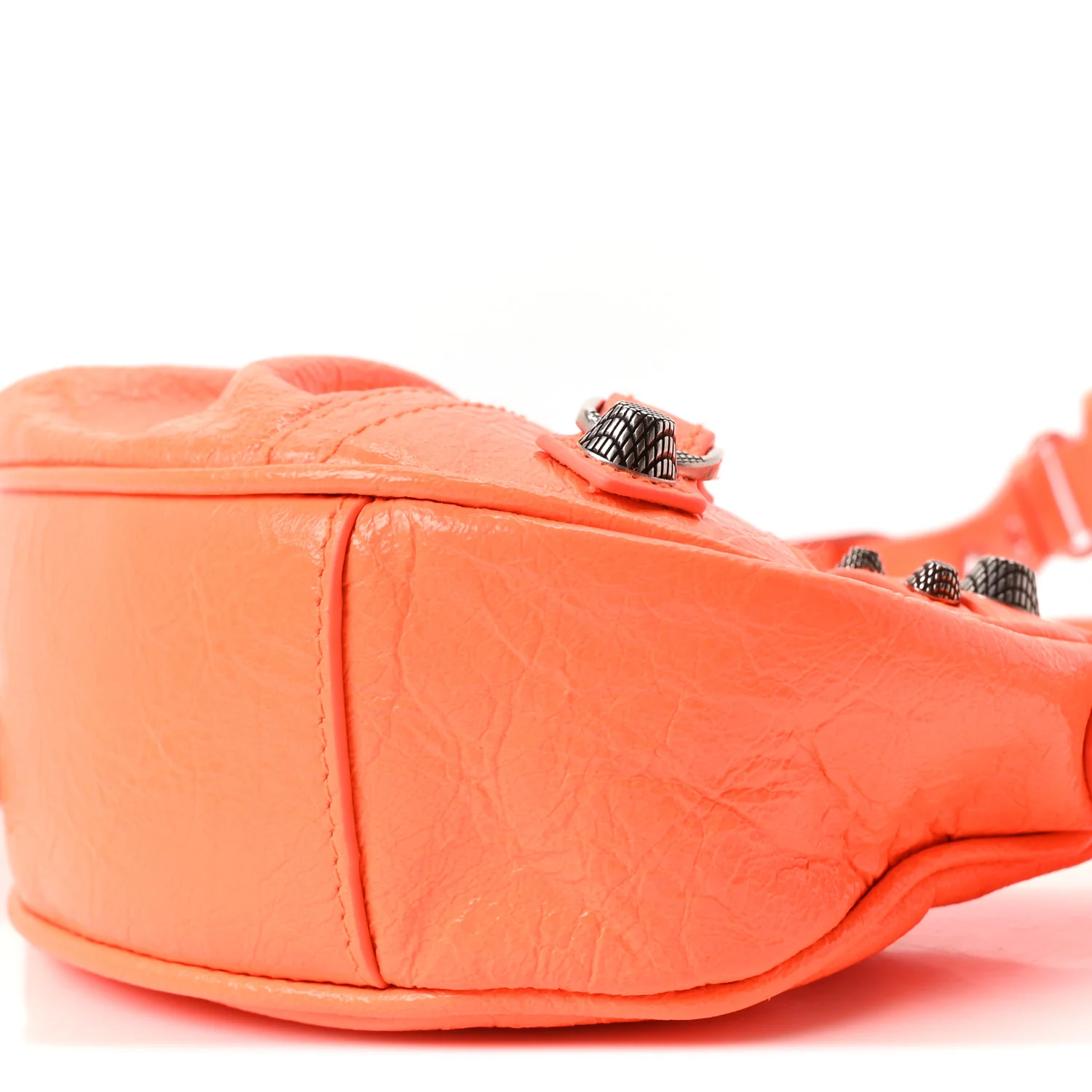 Agneau Arena Le Cagole Shoulder Bag XS Orange - Top Club