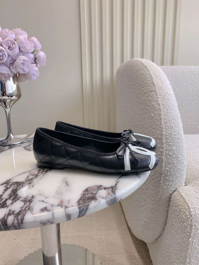 Chanel Women's Classic second-hand Kang Peng shoes flat shoes C93451 - Sneaker Replica Workshop