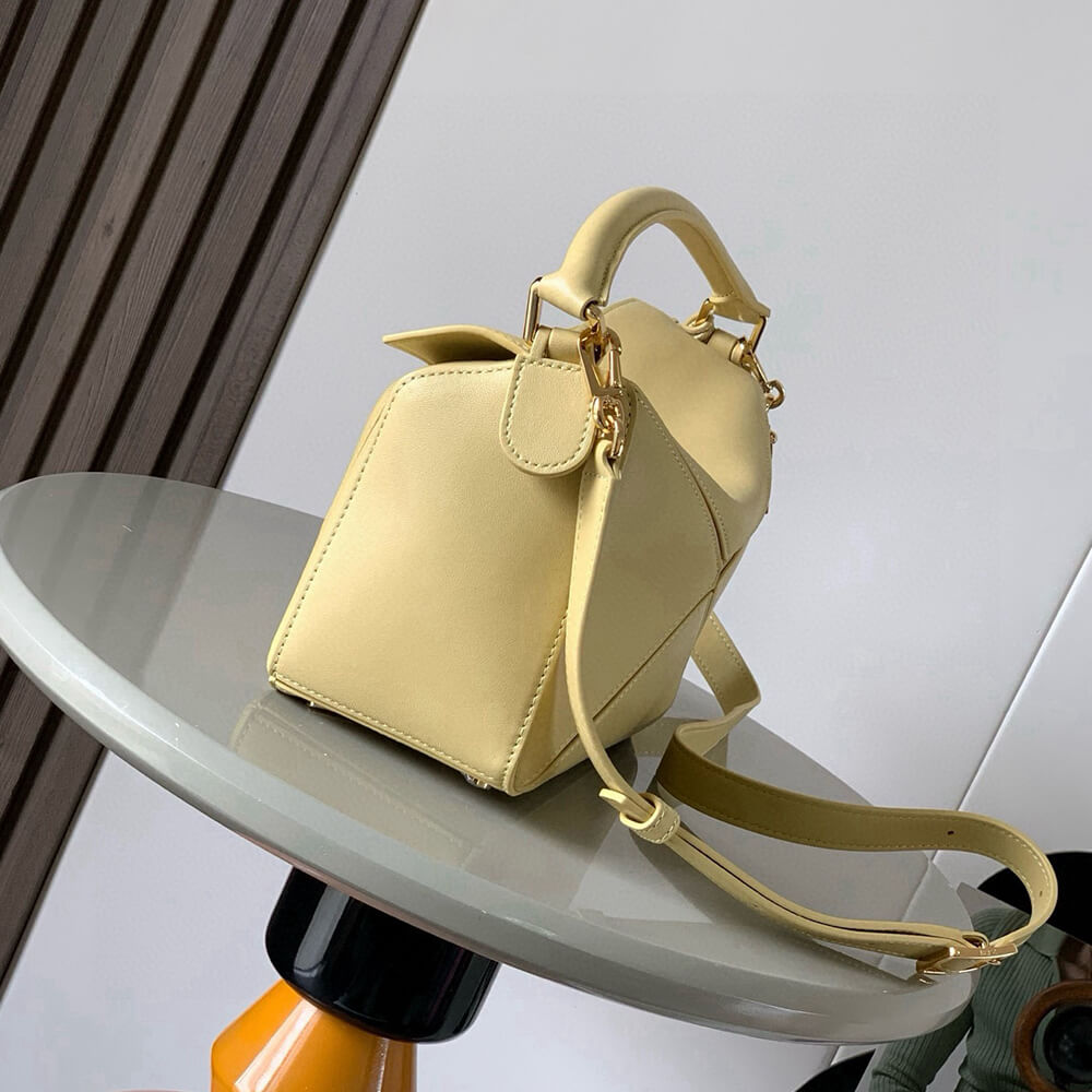 Loewe Small Featherlight Puzzle bag in nappa lambskin(HIGH-END GRADE) - Top Club