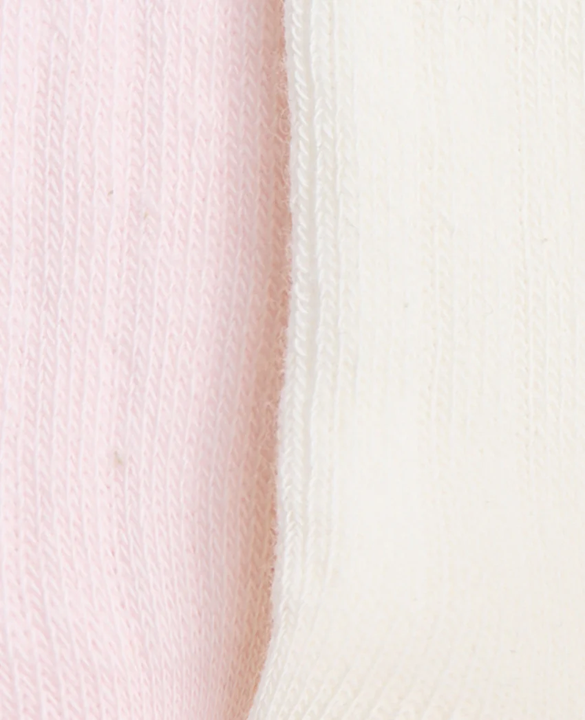 Pimkie Lot de 2 paires de chaussettes avec cerises brodées