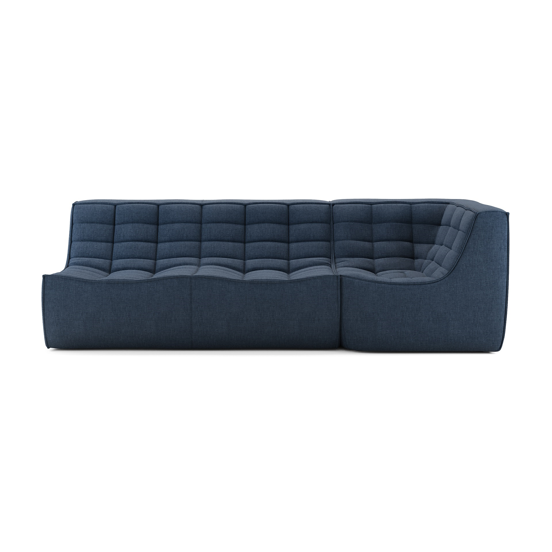 Modulaire bank N701 graphite set 2 seat 90° rechte hoek