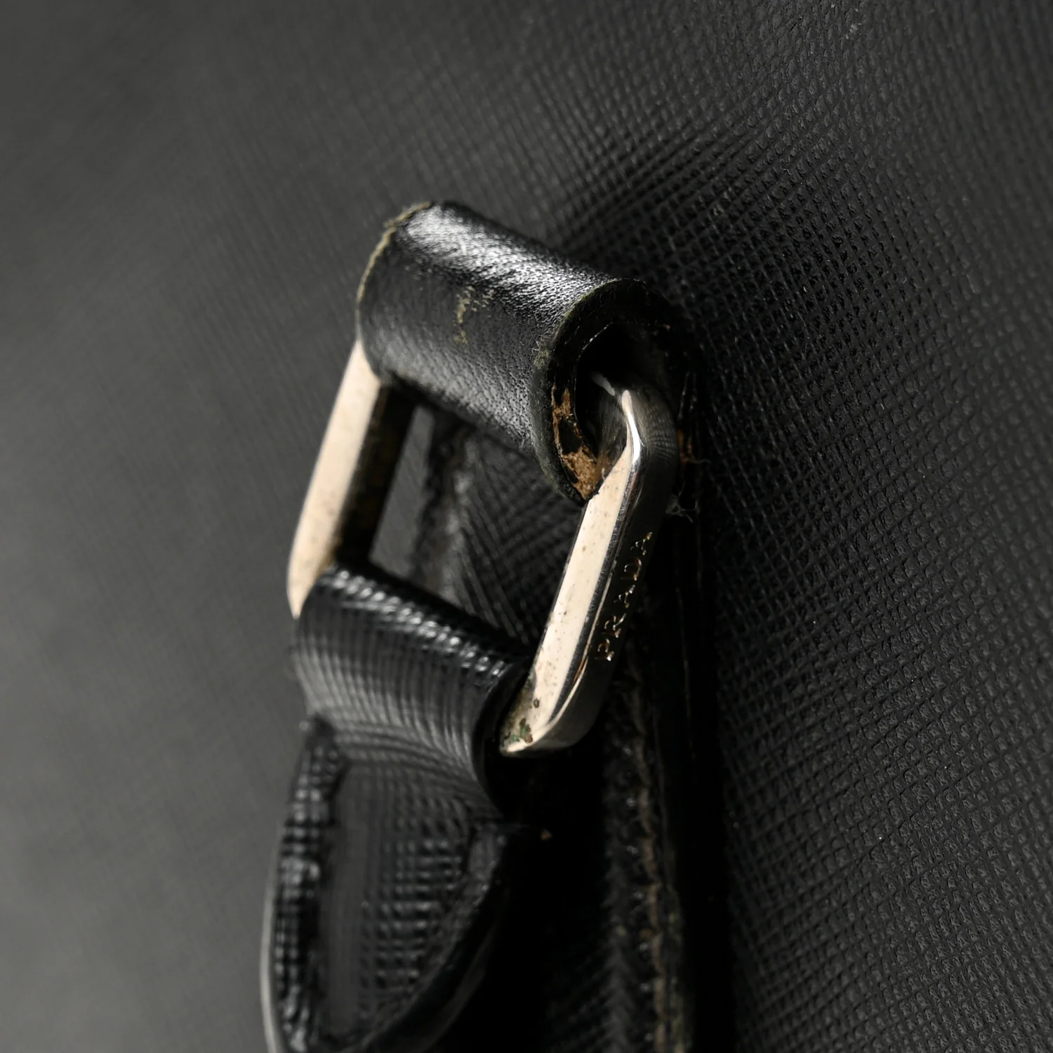 Saffiano Travel Briefcase Black - Top Club