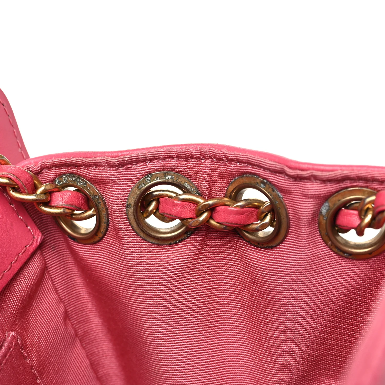 Calfskin Quilted Small CC Chain Accordion Tote Pink - Top Club