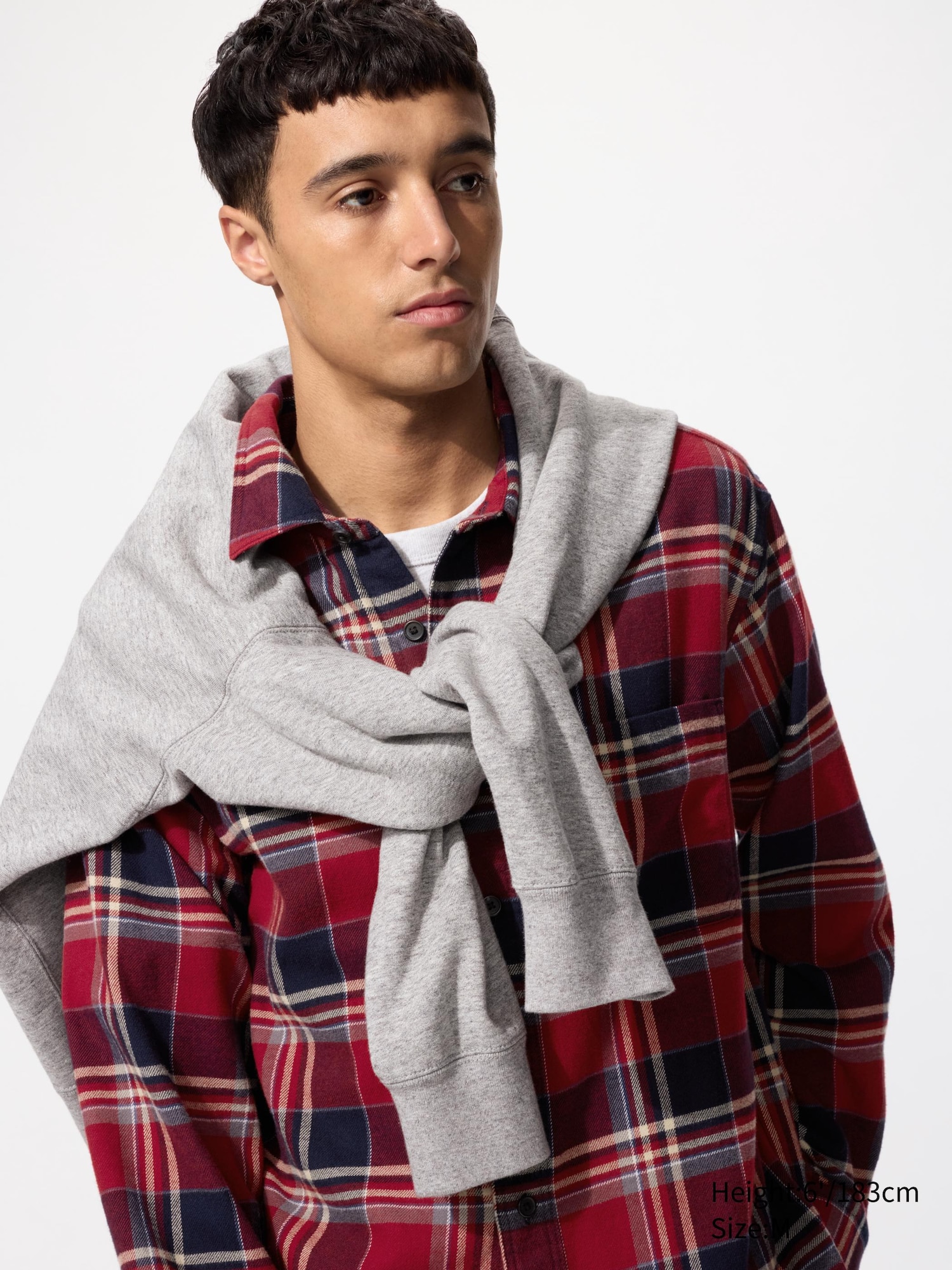 Flannel Checked Shirt Long Sleeve
