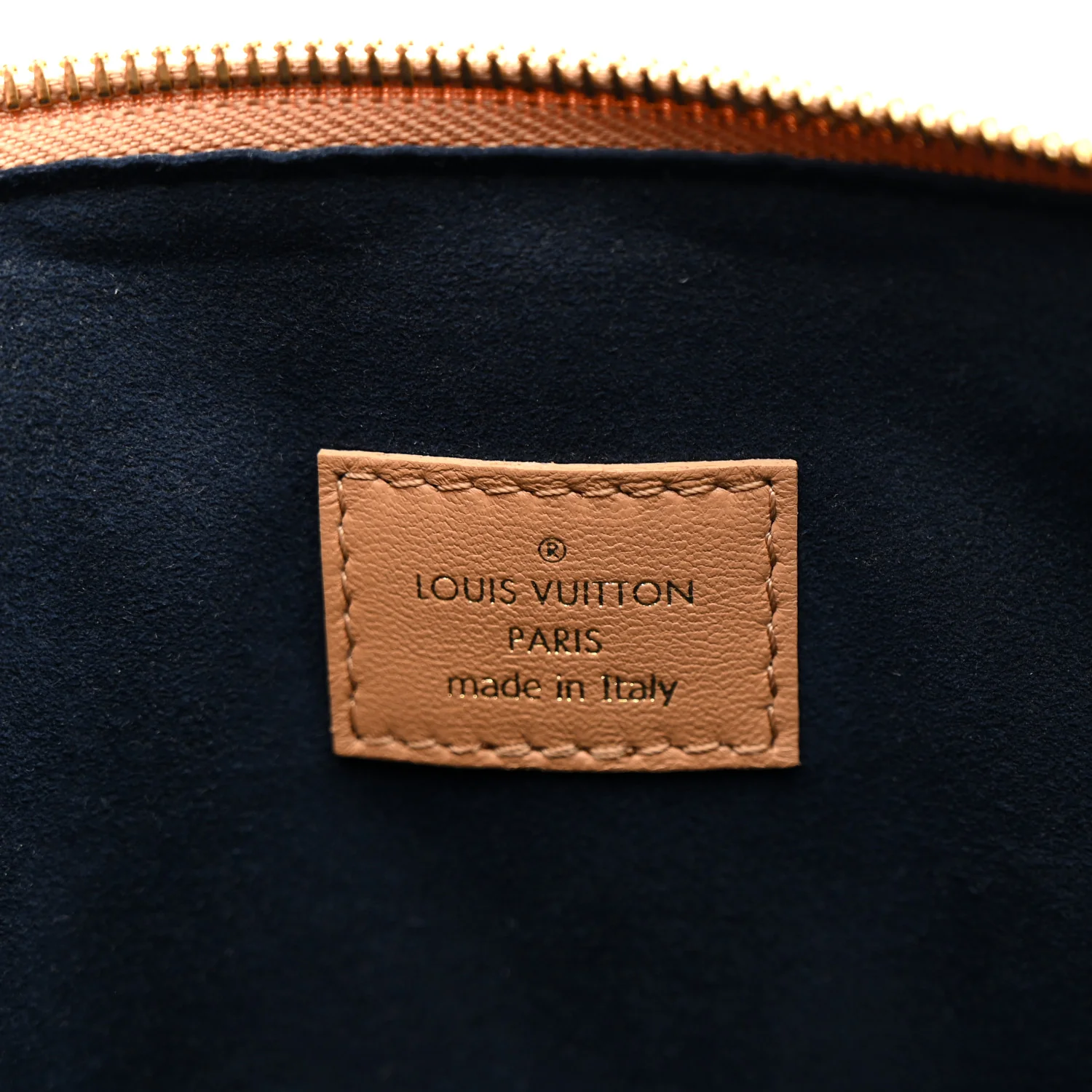 Lambskin Embossed Monogram Coussin PM Camel - Top Club