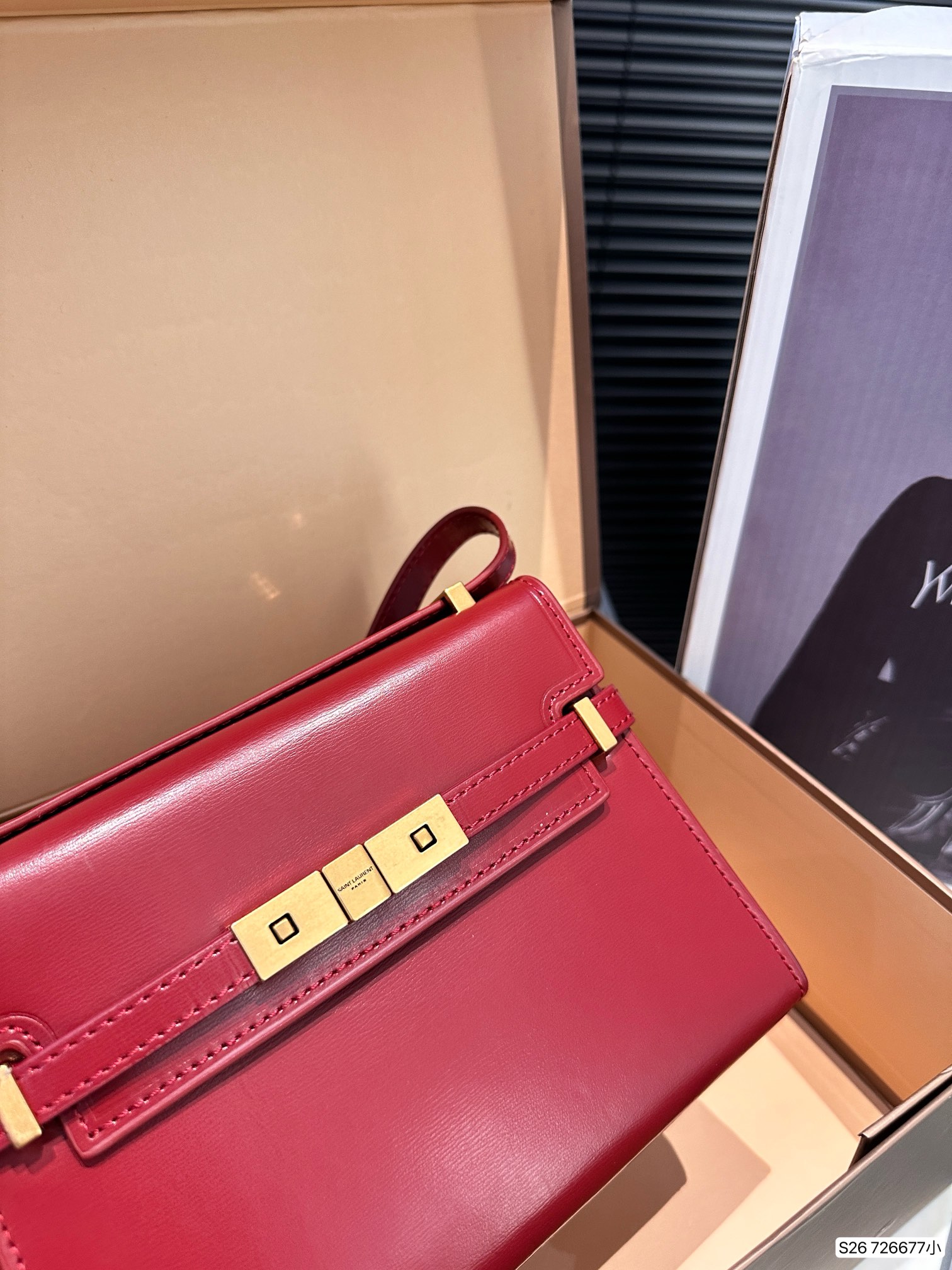 Y new arrival Manhattan bag smooth leather small size: 19 *14 cm - Top Club
