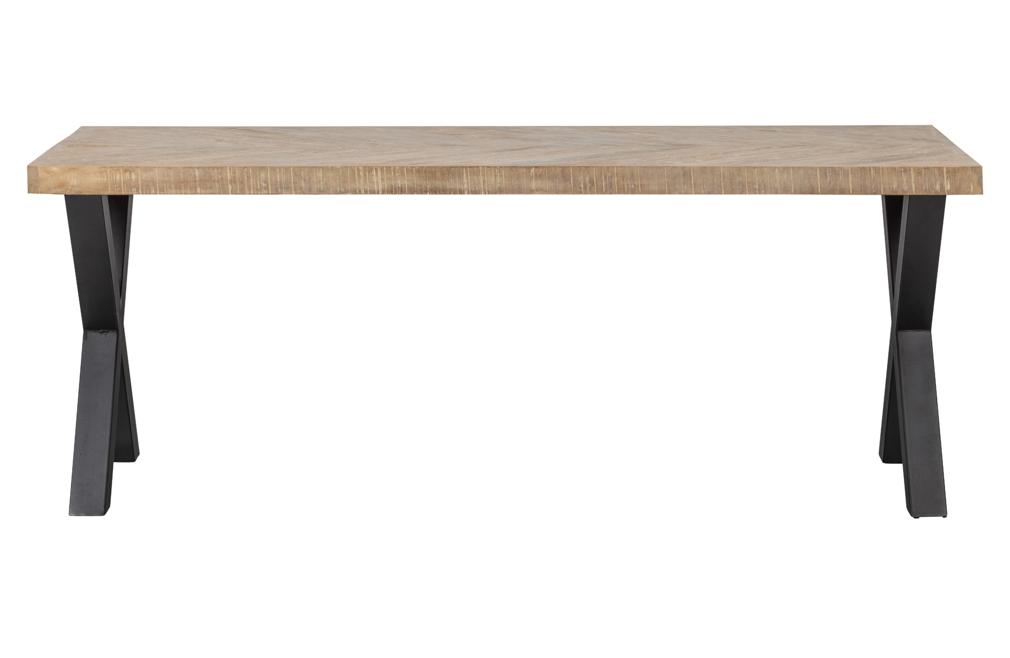 WOOOD tafel Tablo mango visgraat 180x90 Tablo Tafel Mango Visgraat 180x90 - Alkmaar poot