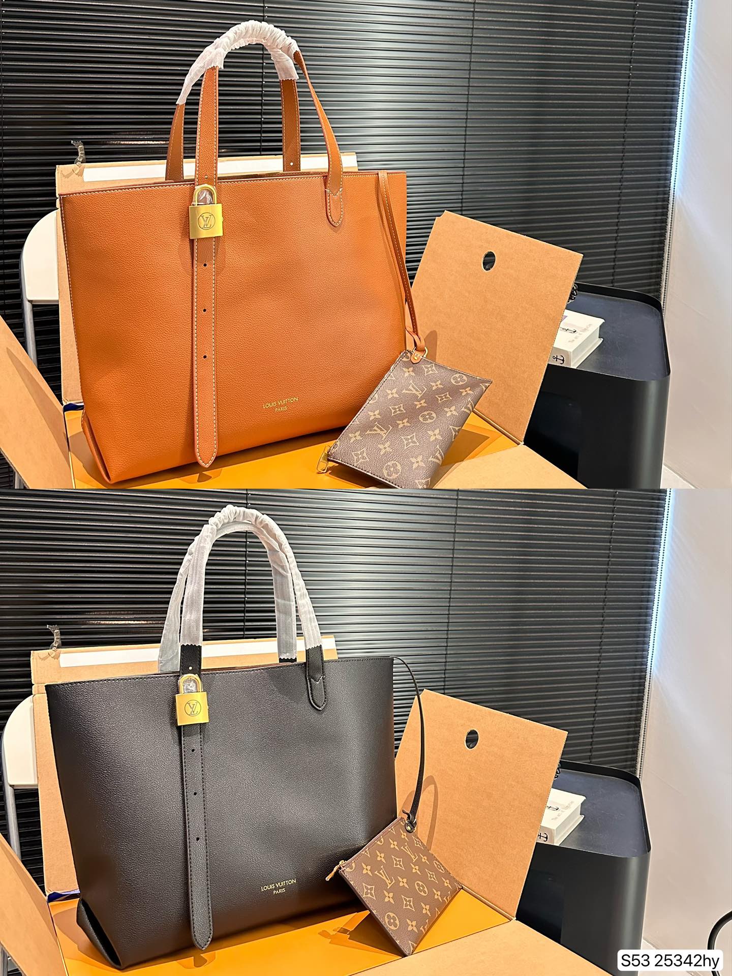 Louis new arrival lock hobo tote bag size��47 * 31 cm - Top Club