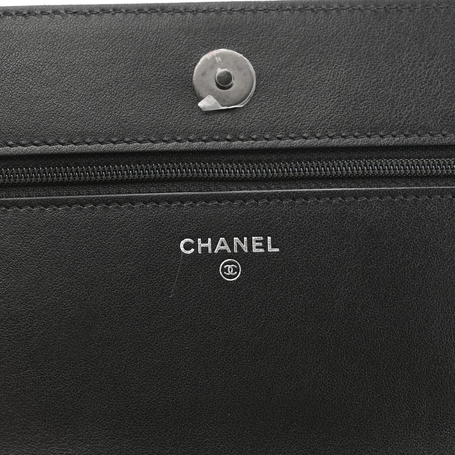 Caviar Quilted Boy Wallet On Chain WOC Black - Top Club