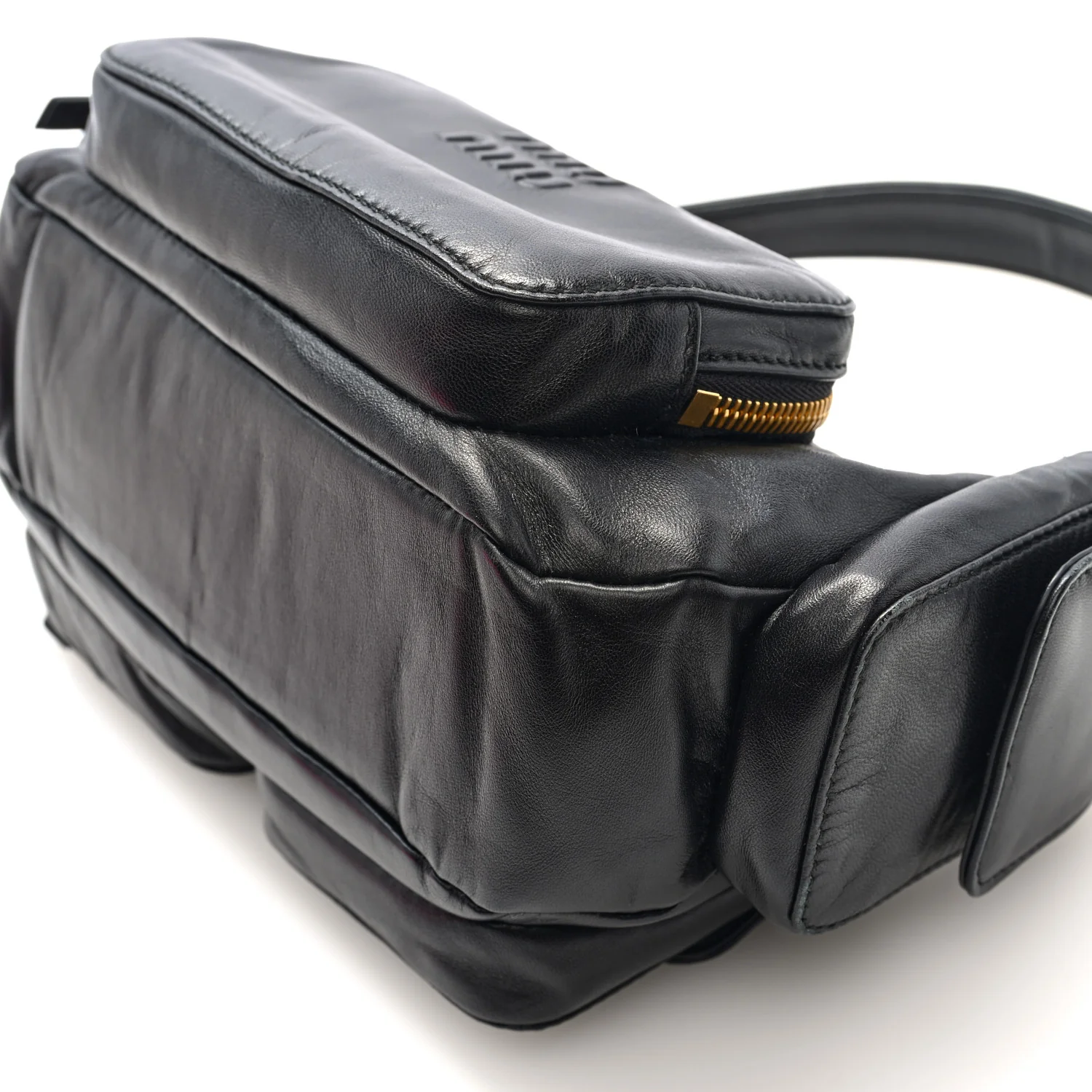Nappa Multi Pocket Hobo Black - Top Club