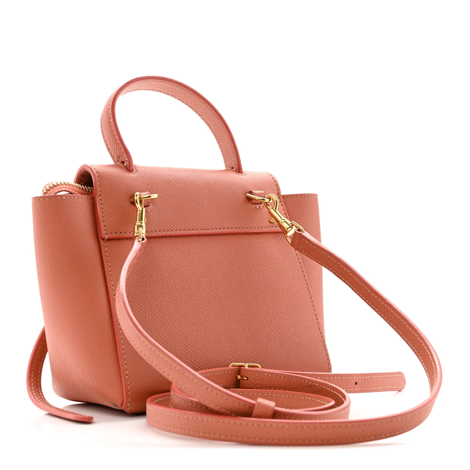 Grained Calfskin Pico Belt Bag Lychee - Top Club