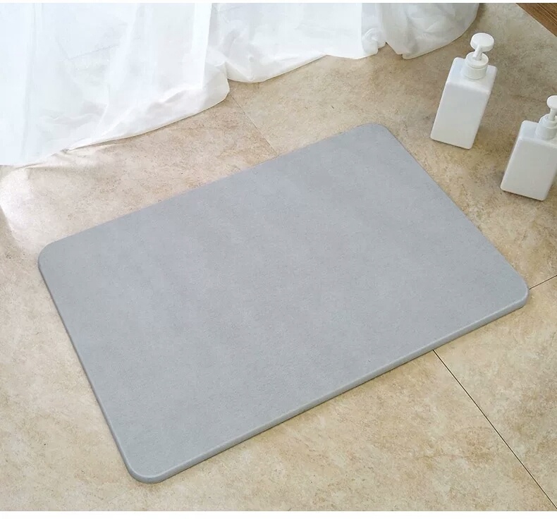 Water Absorbent Anti-Slip Diatomite Bath Mat