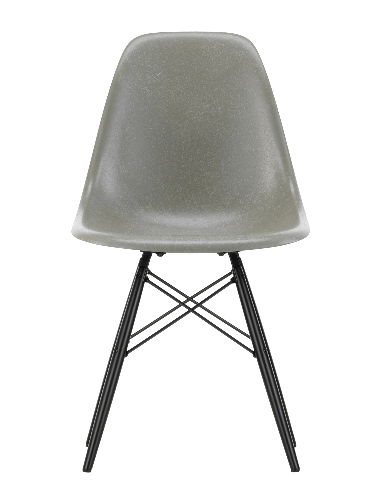 Eetkamerstoel DSW Fiber basic dark onderstel umber