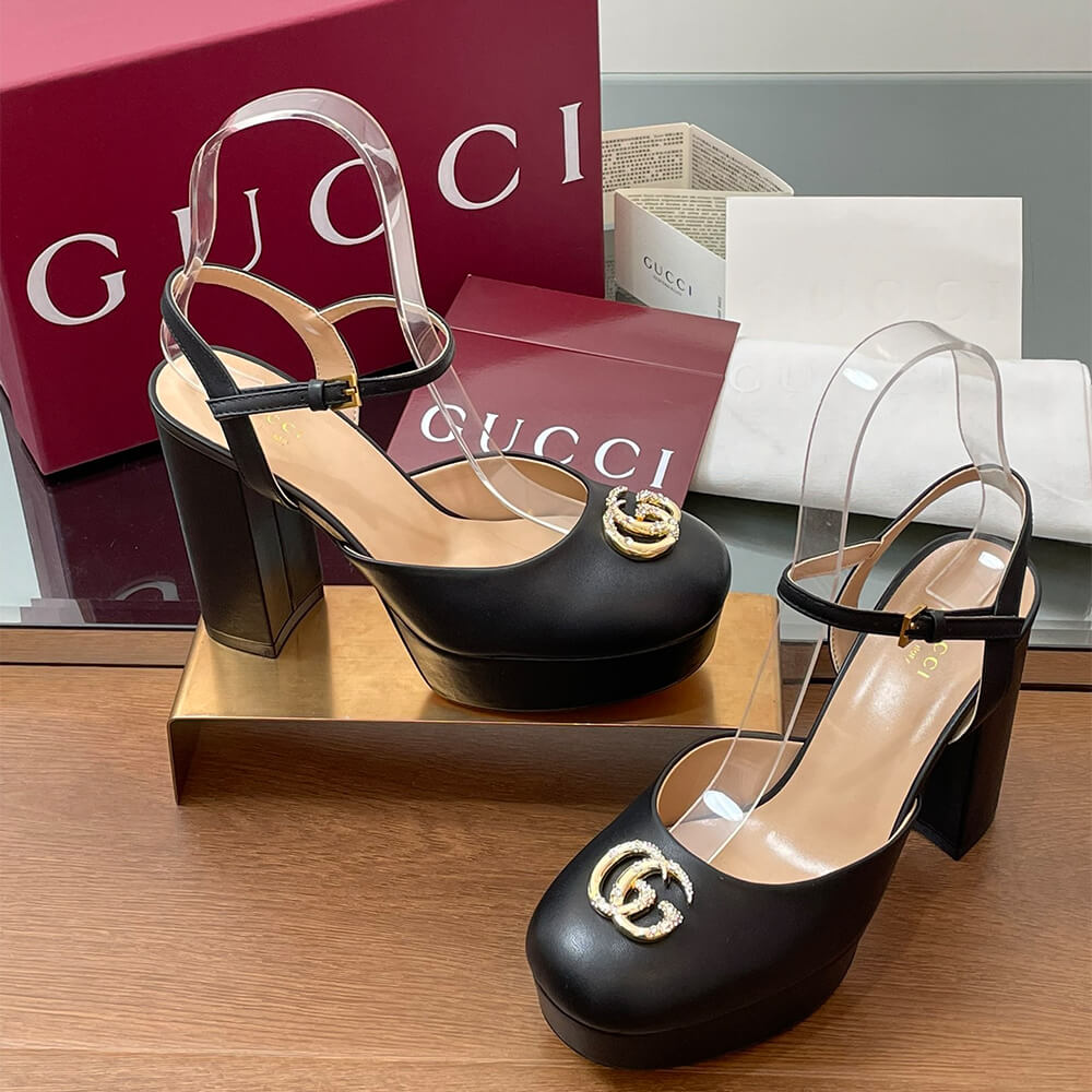 GUCCI Women s platform pump with Double G - Top Club