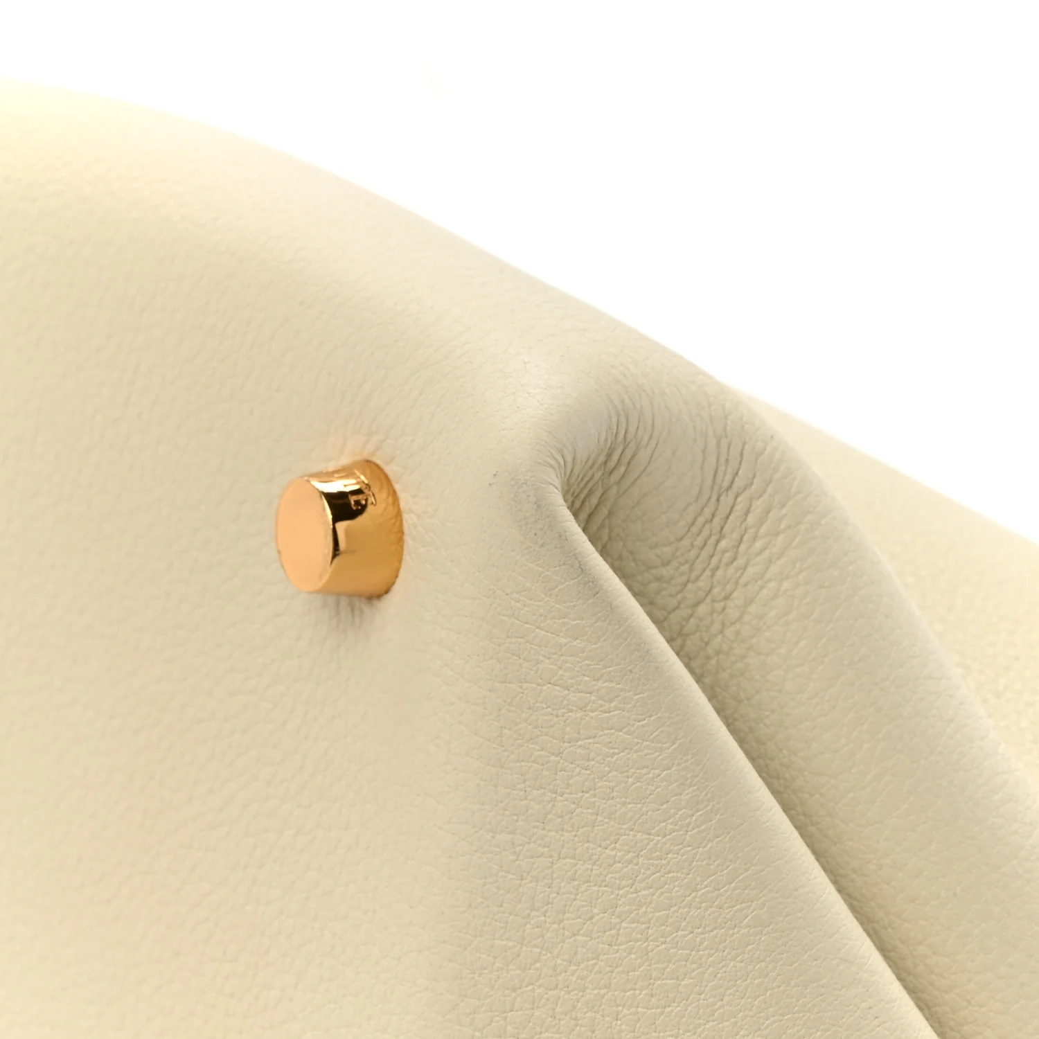 Pebbled Calfskin Medium Amelia Tote Ivory - Top Club