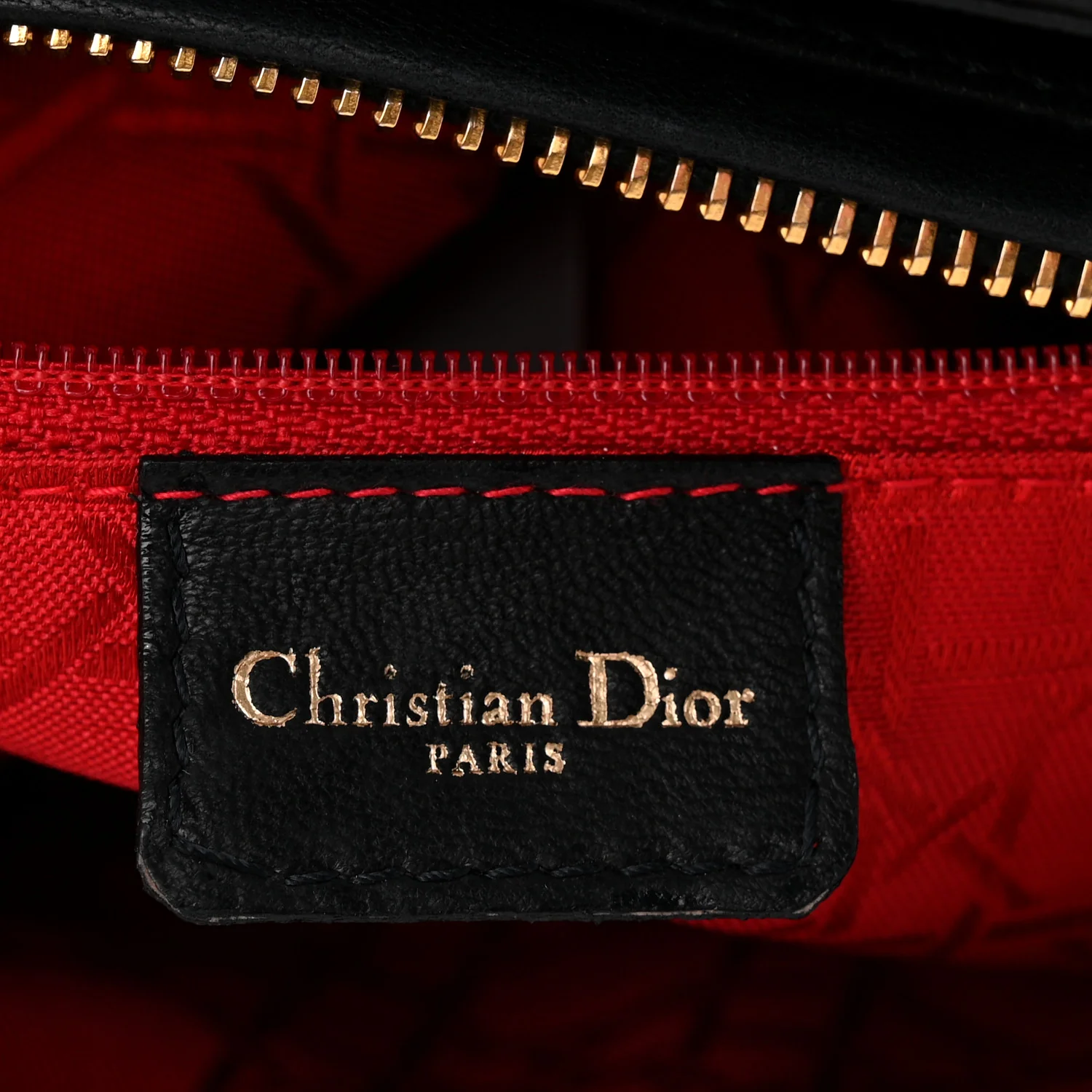 Lambskin Cannage Medium Lady Dior Black - Top Club
