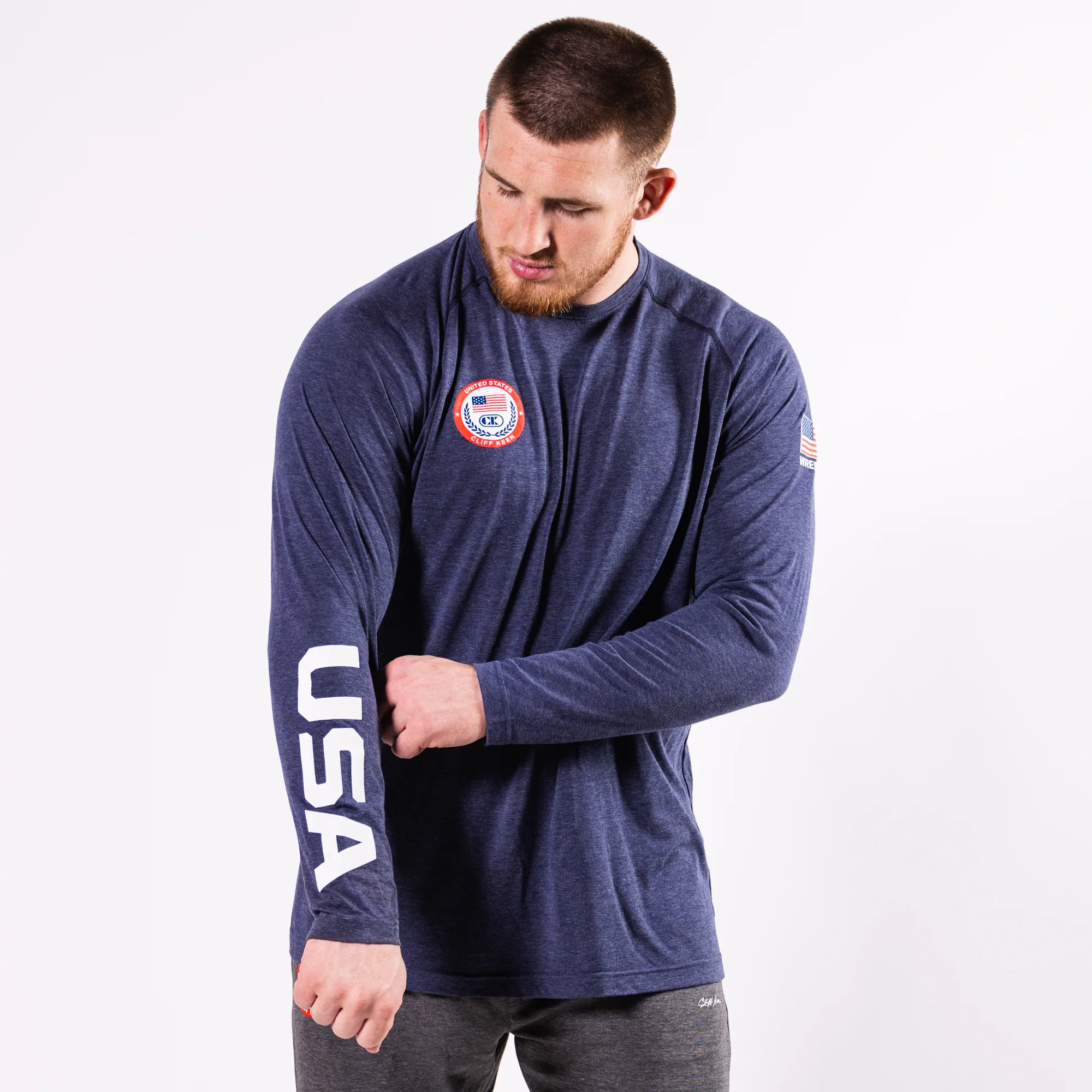 USA Long Sleeve Tee - MoB Apparel