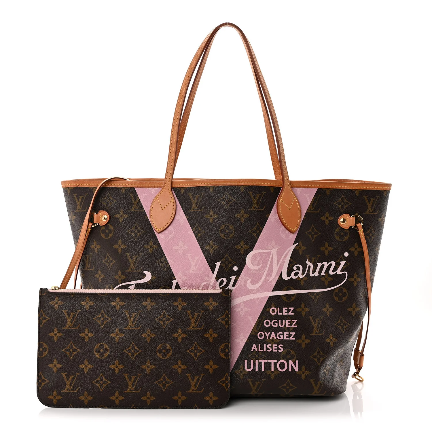 Monogram Forte Dei Marmi V Neverfull MM Rose Ballerine - Top Club