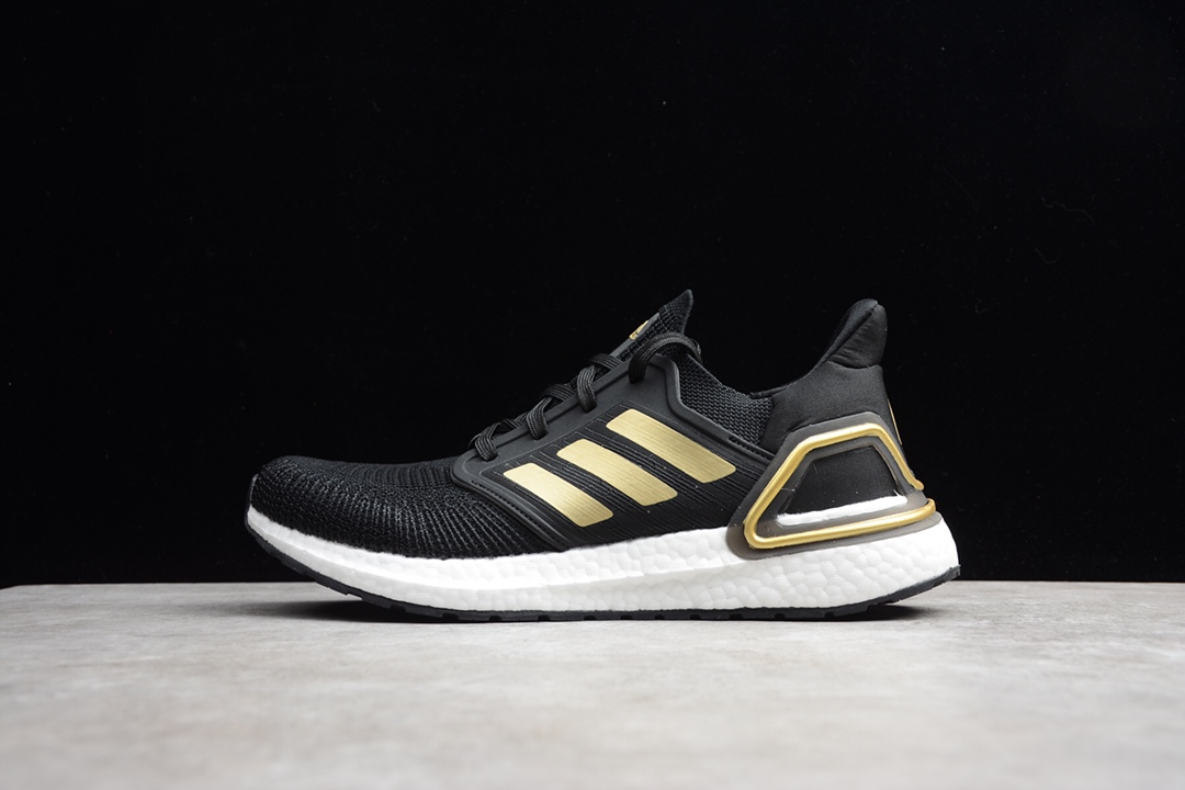 adidas Ultra Boost 20 Black Gold White EE4393 - Sneaker Replica Workshop