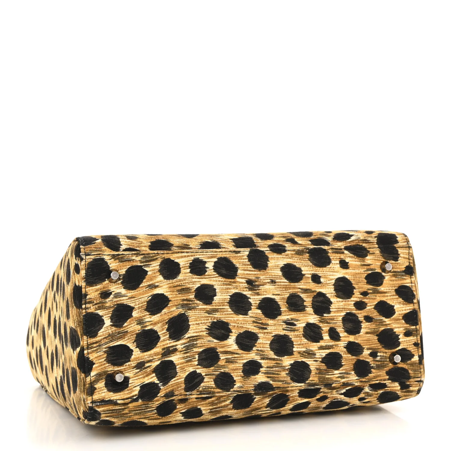 Canvas Leopard Print Medium Lady Dior - Top Club