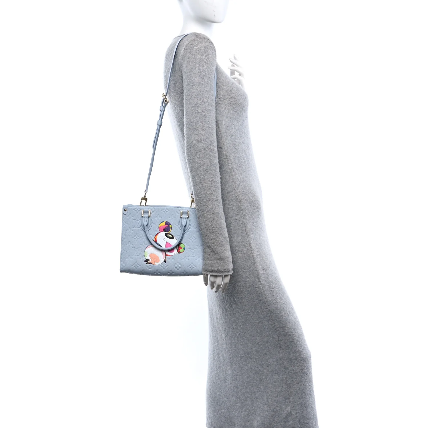 LV X TM Empreinte Monogram Onthego PM Washed Blue