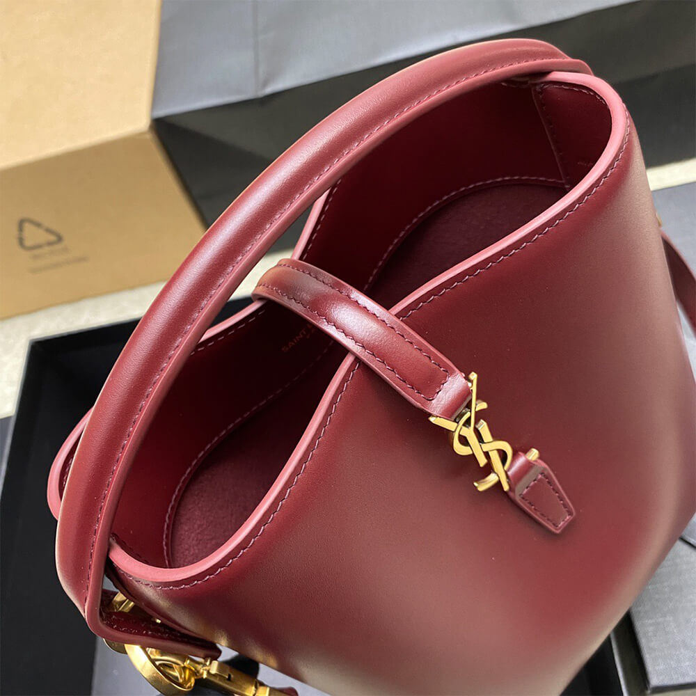 YSL LE 37 mini in shiny leather - Top Club