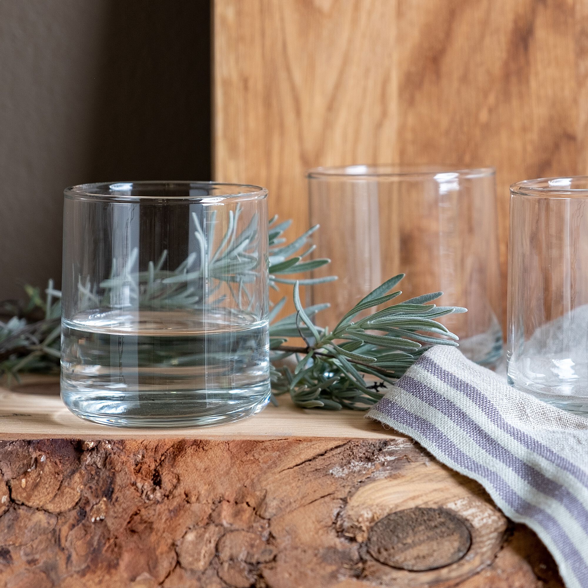 H2O - Gobelet en verre 26cl - transparent