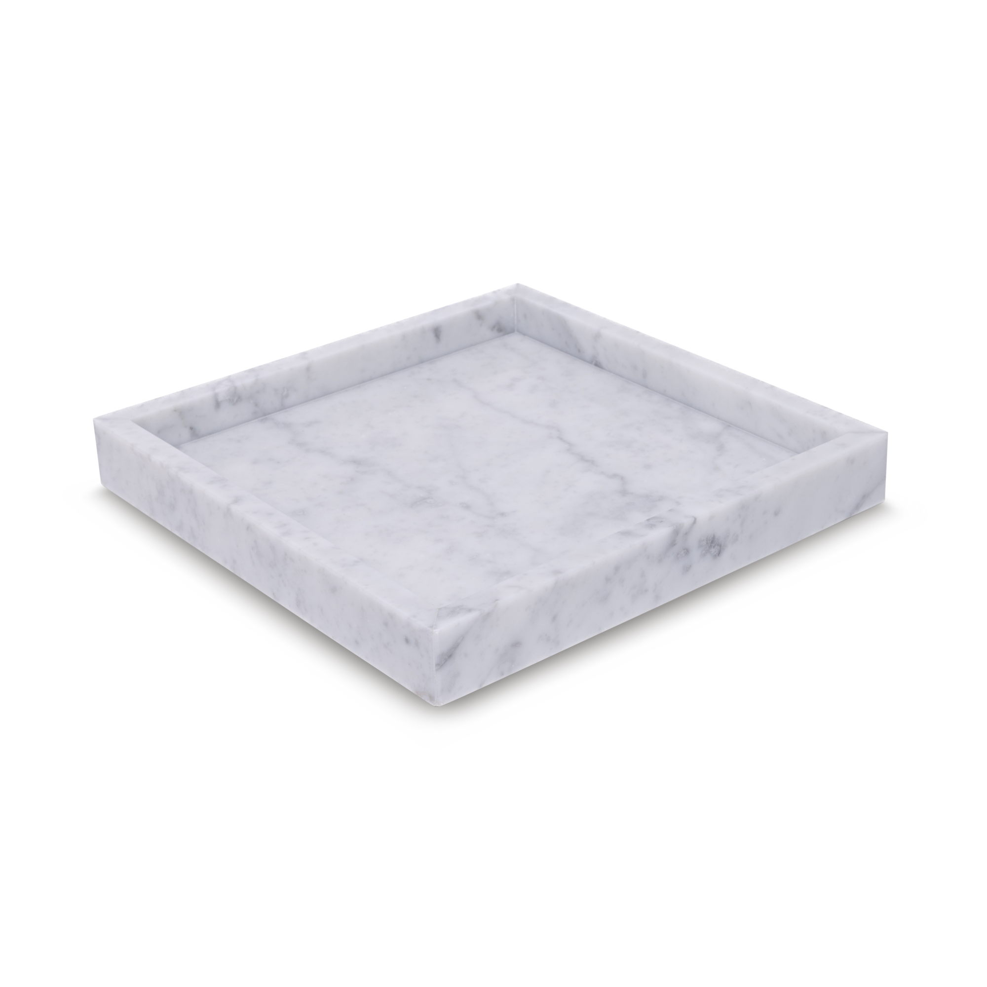 Marmer dienblad wit 30x30cm