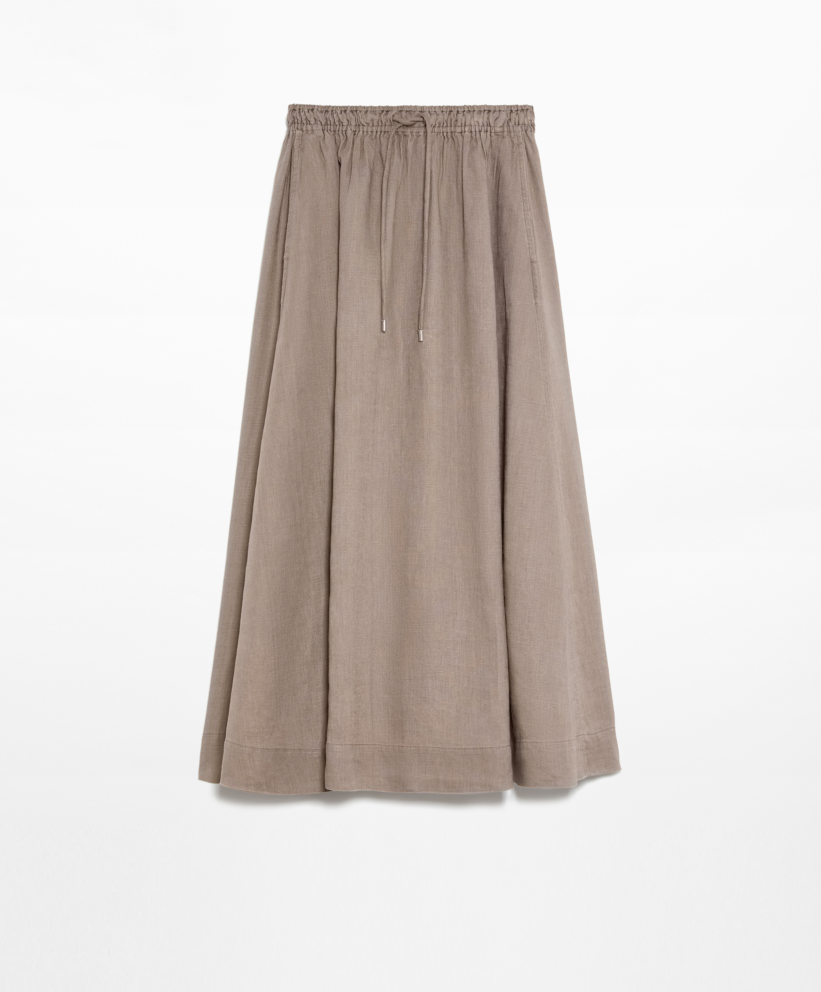 OYSHO Long 100% linen skirt