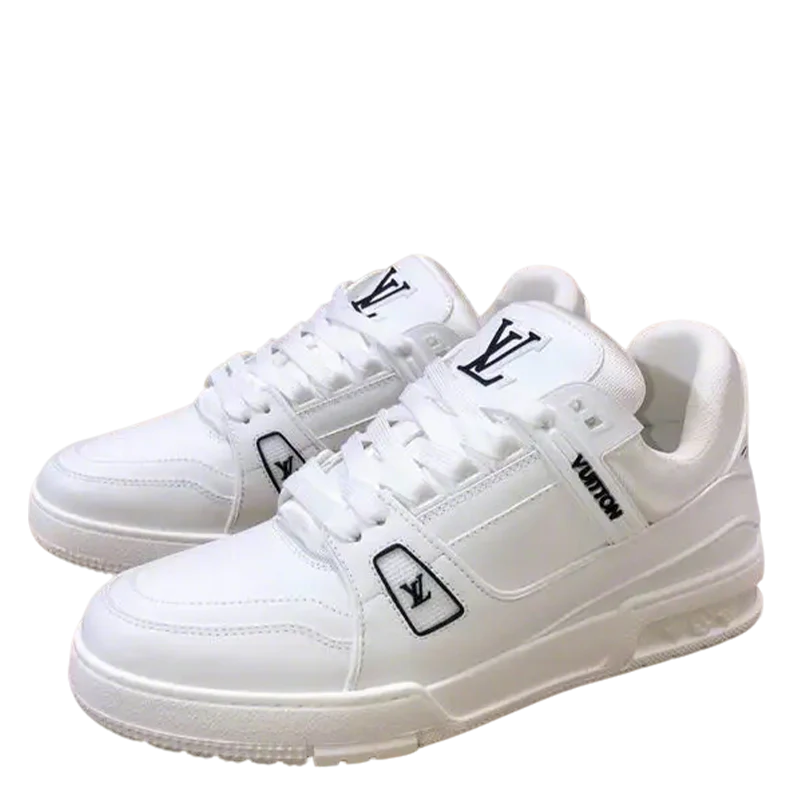 Unisex White Louis Vuitton Sneakers For Timeless Fashion Looks - Sneaker Replica Workshop