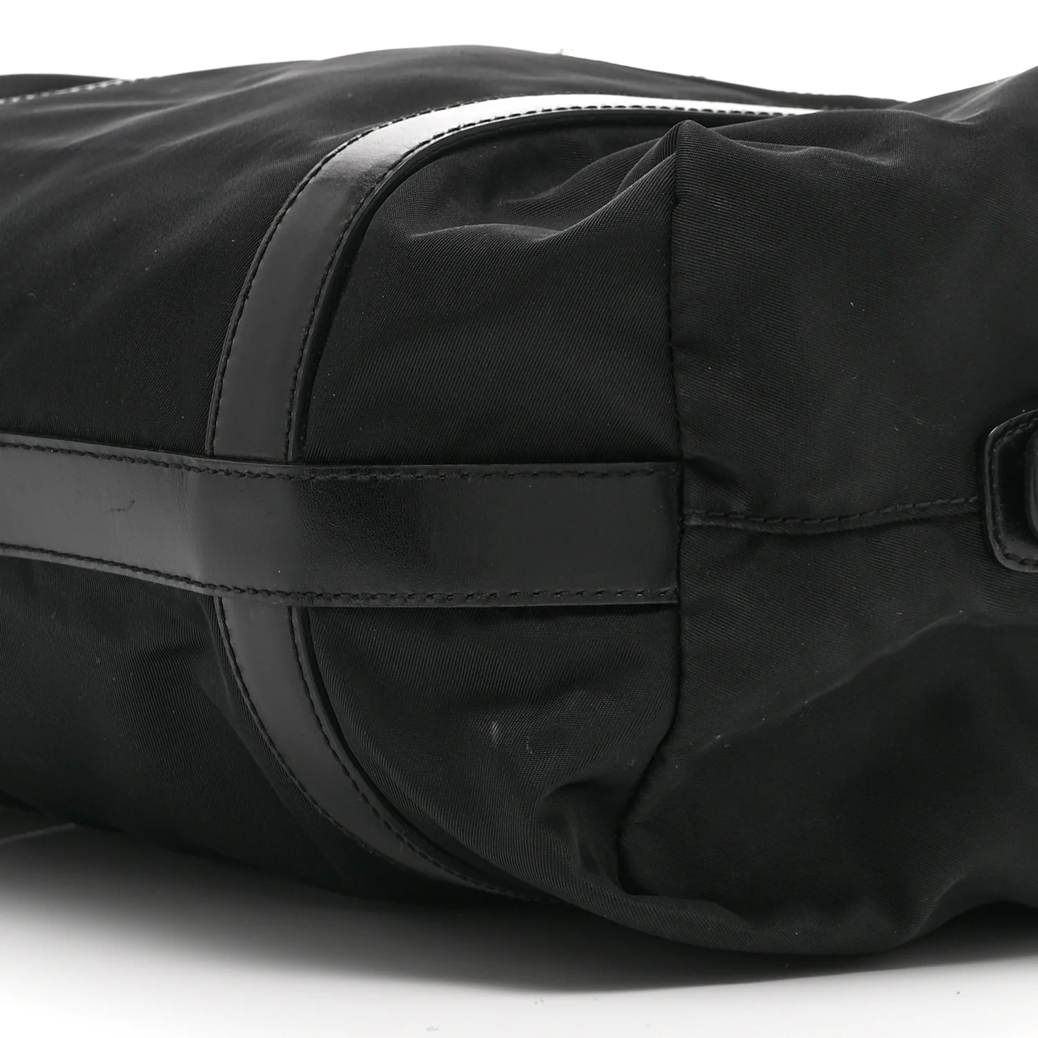Tessuto Nylon Saffiano Tote Black - Top Club