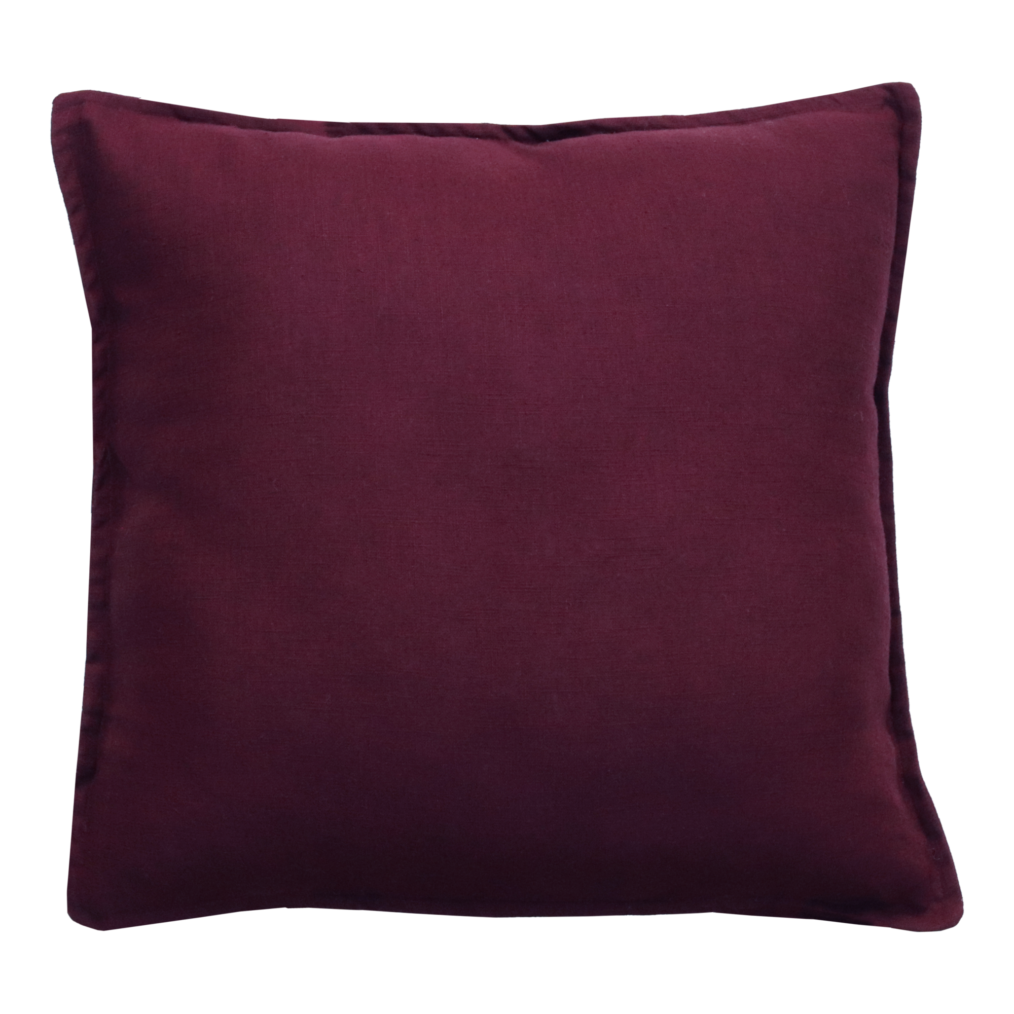 Sierkussen linnen bordeaux 47x47 cm