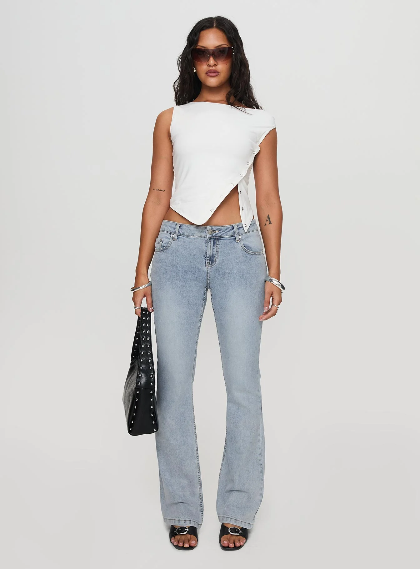 Bethany Low Rise Bootleg Jeans Light Wash