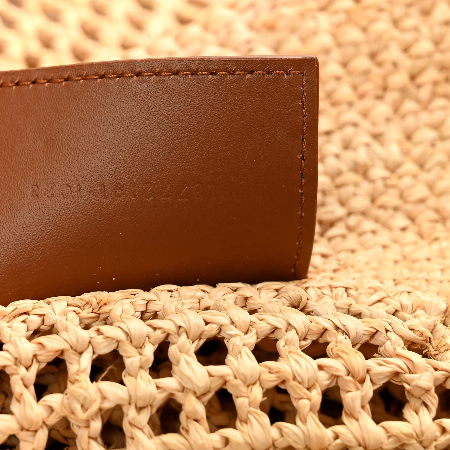 Raffia Icare Shopping Tote Natural - Top Club