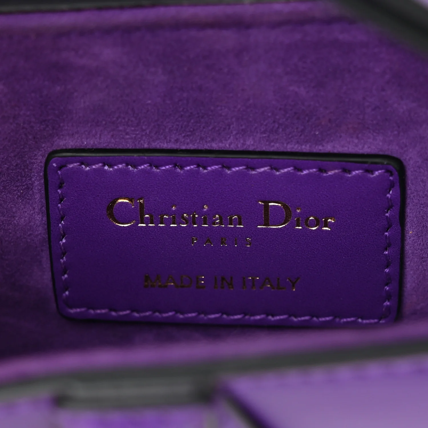 Supple Calfskin Mini Saddle Bag Purple - Top Club