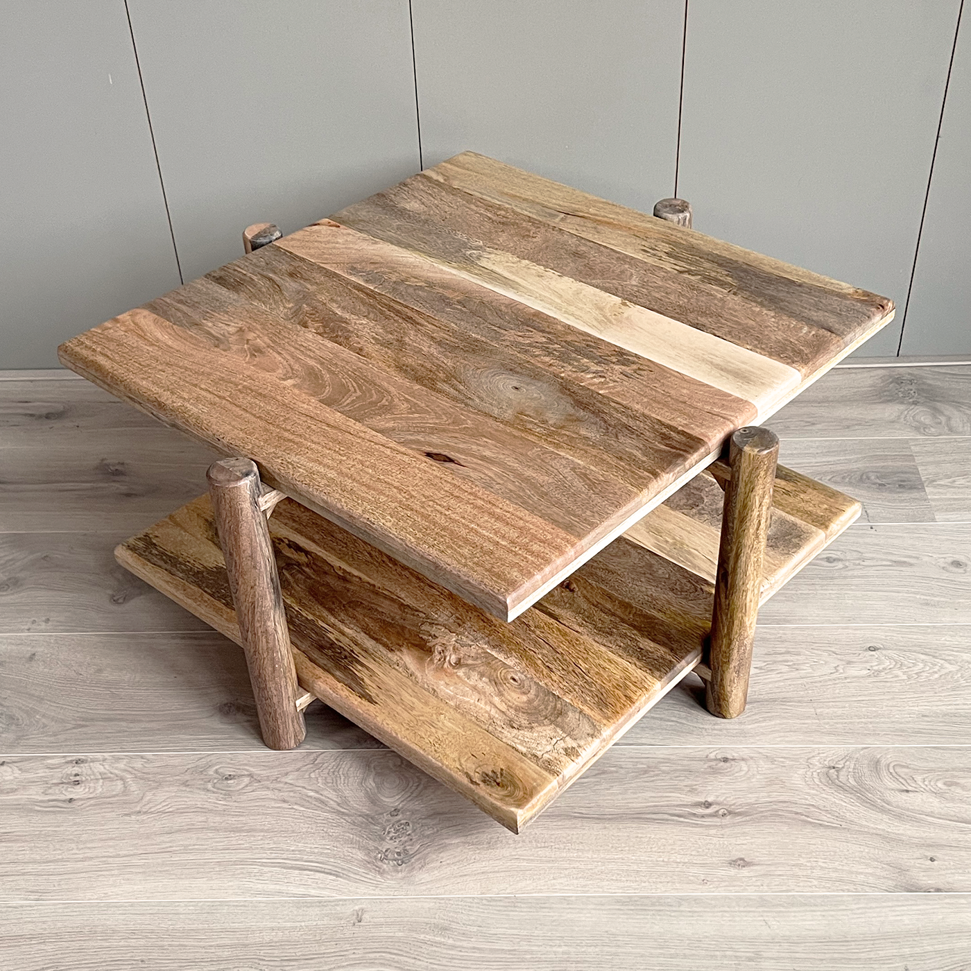 Mango salontafel naturel vierkant