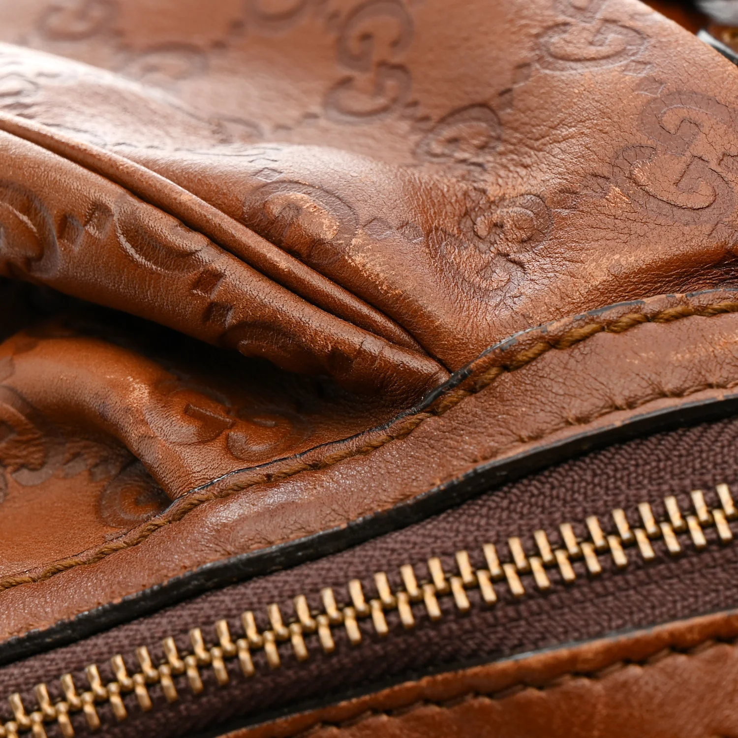 Guccissima Medium Sukey Tote Brown - Top Club