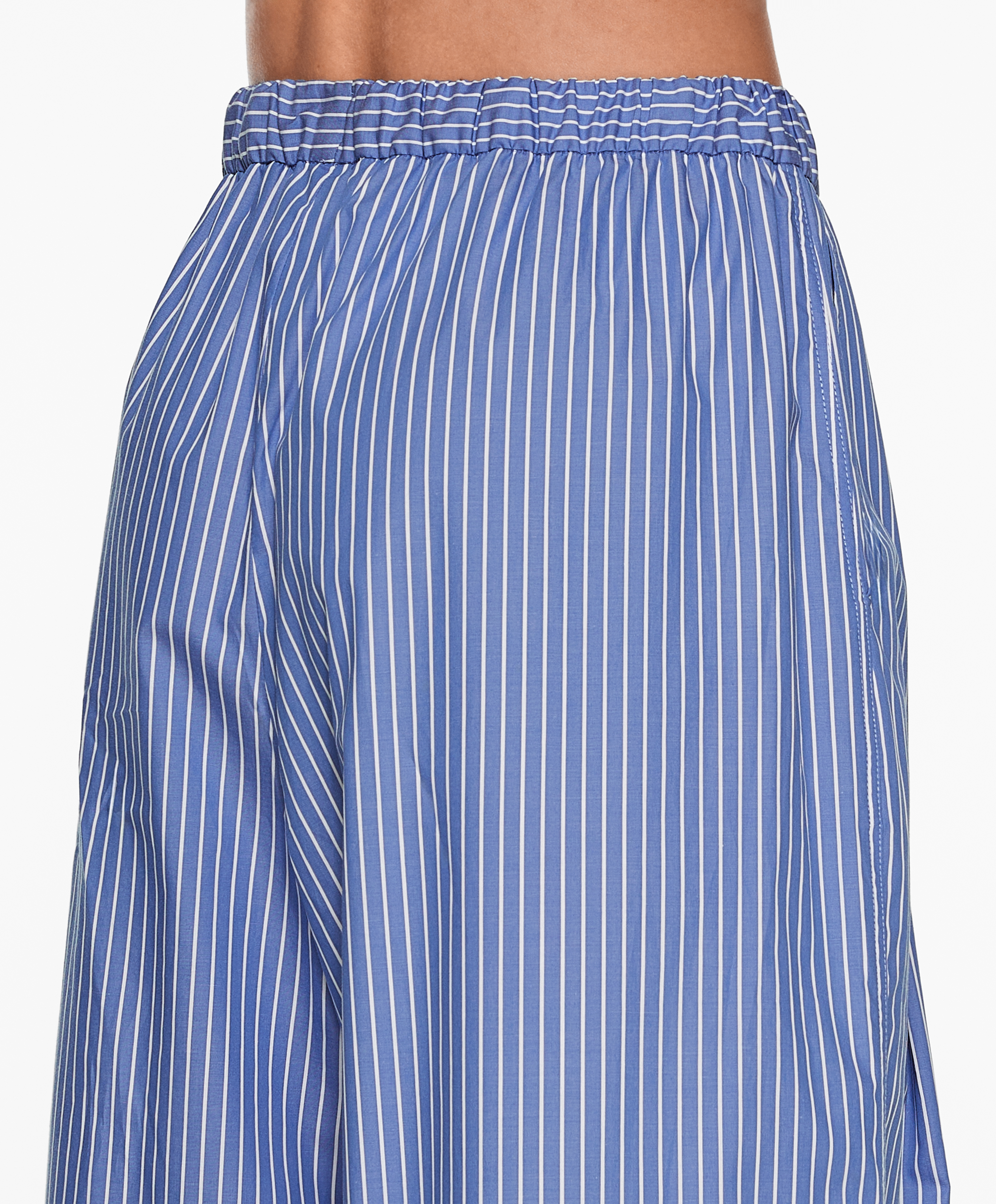 OYSHO Striped 100% cotton trousers