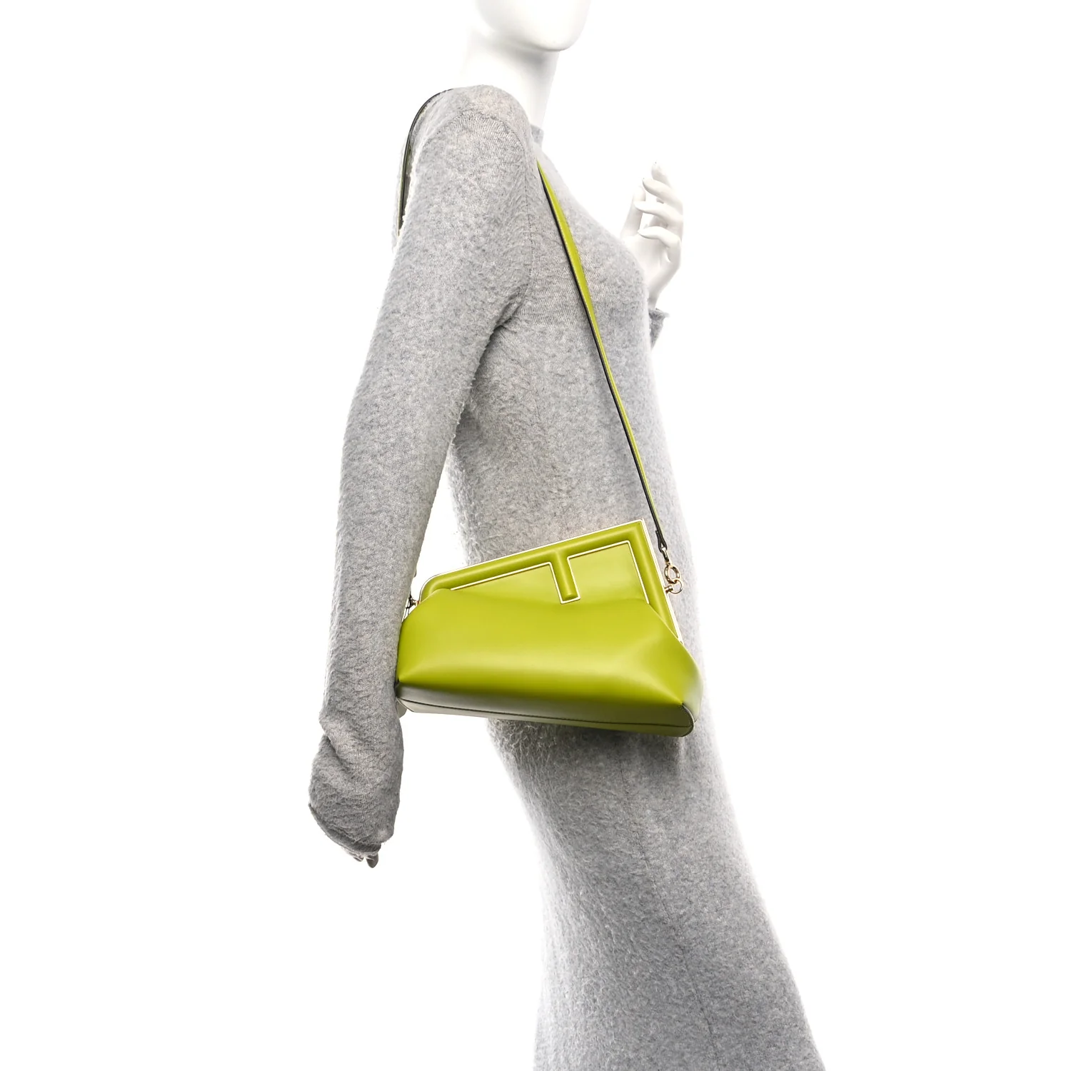 Shiny Nappa Small Fendi First Wasabi - Top Club