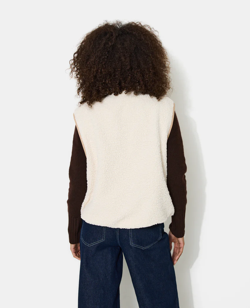 Pimkie Veste sans manches réversible avec sherpa
