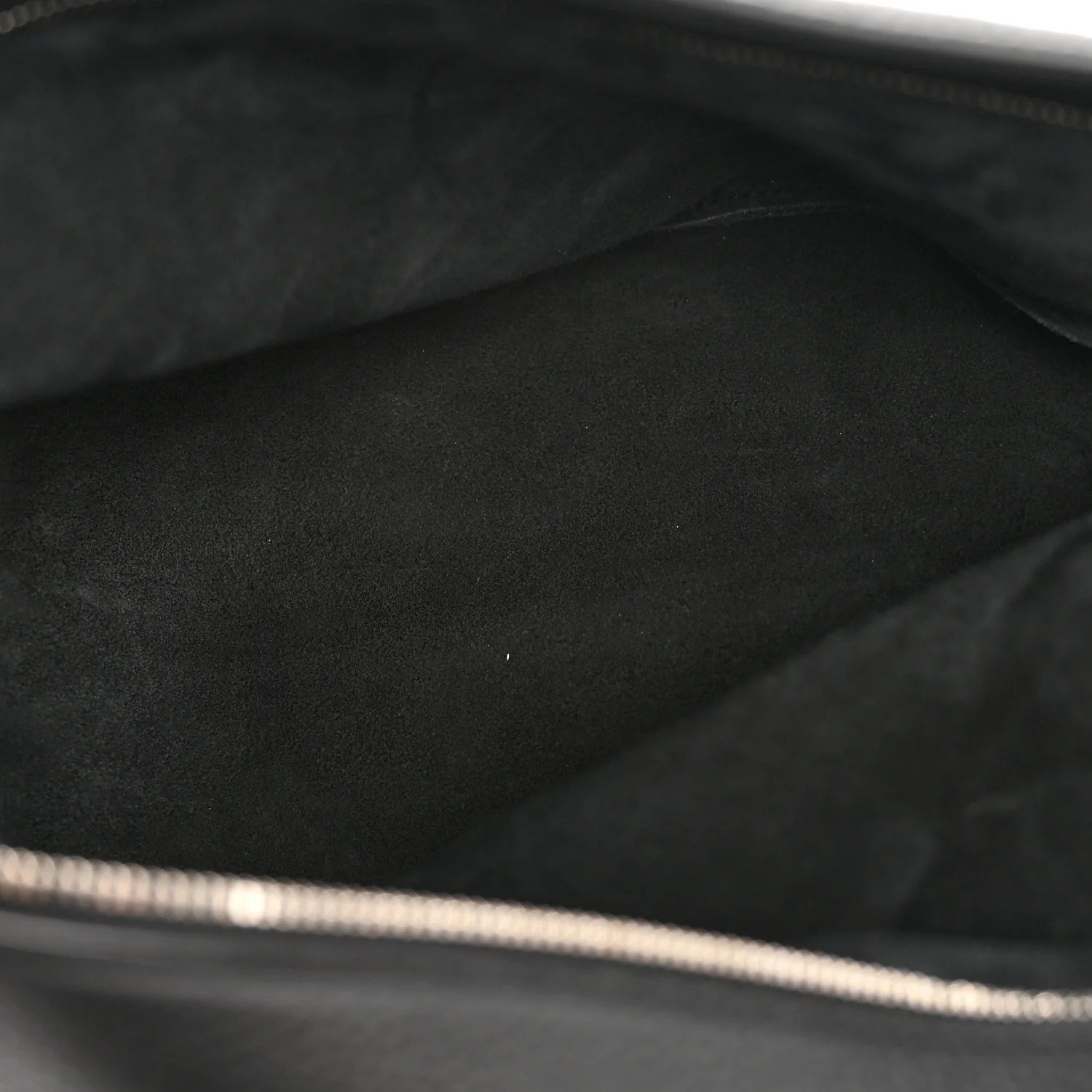 Grained Calfskin Large Slouchy Banana Bag Black - Top Club