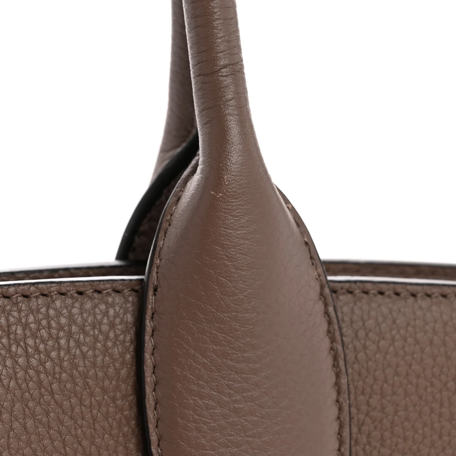 Calfskin Large Studio Bag Caraway Seed - Top Club