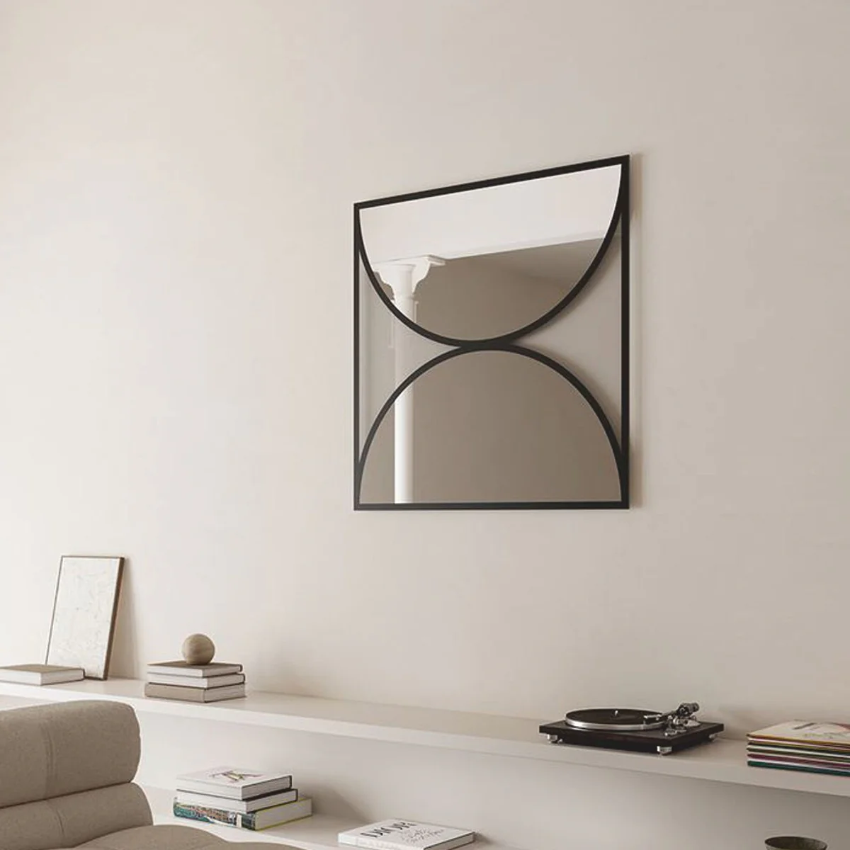 Luxury wall mirror black 90 cm - luxury furniture