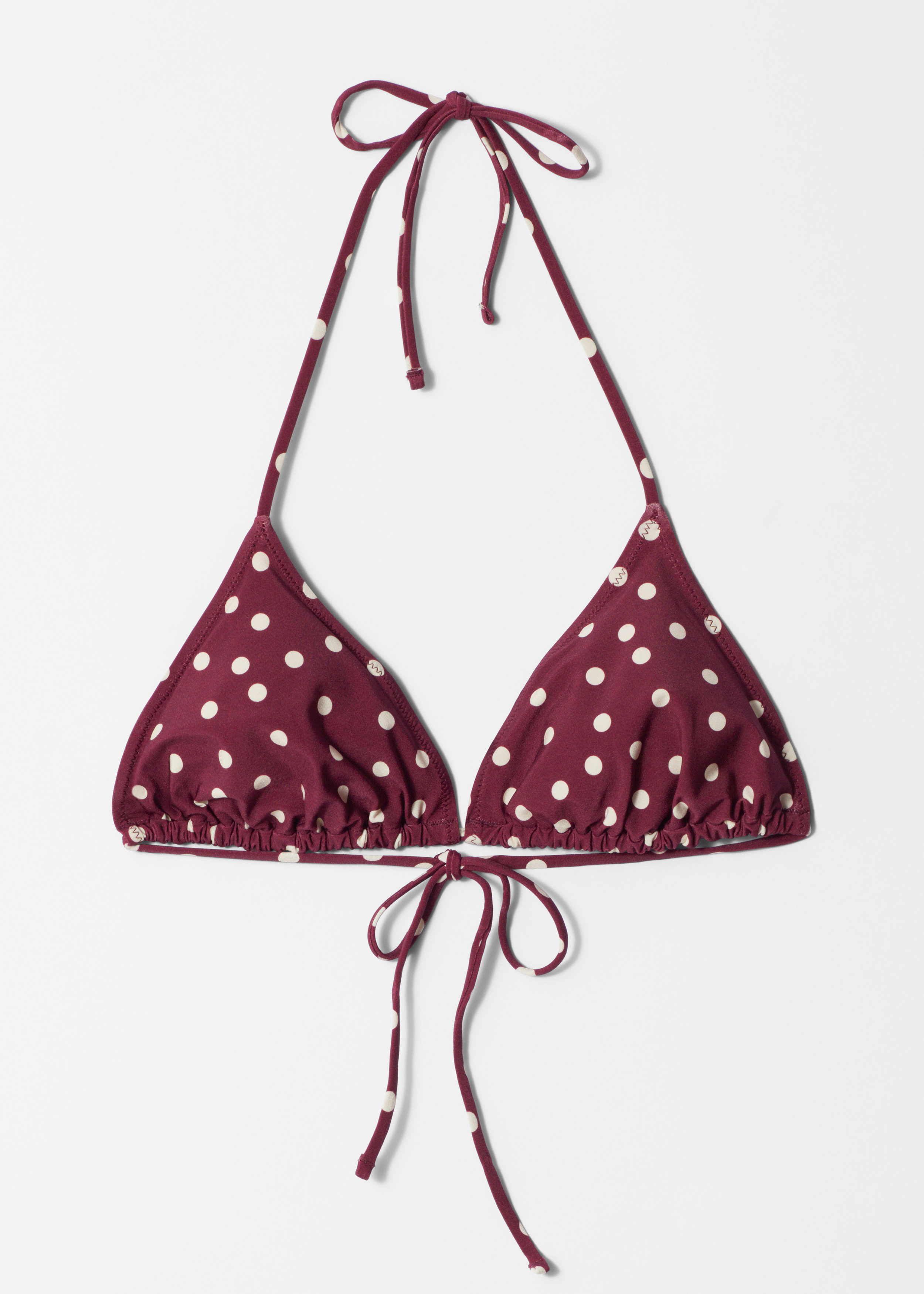 & Other Stories HALTERNECK TRIANGLE BIKINI TOP