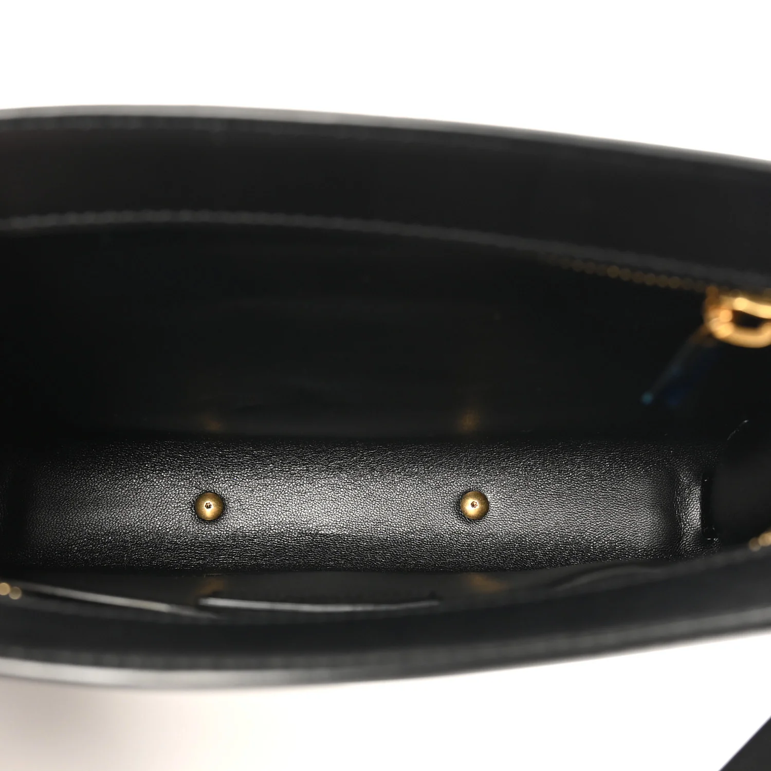 Calfskin Reverse Satchel Black - Top Club