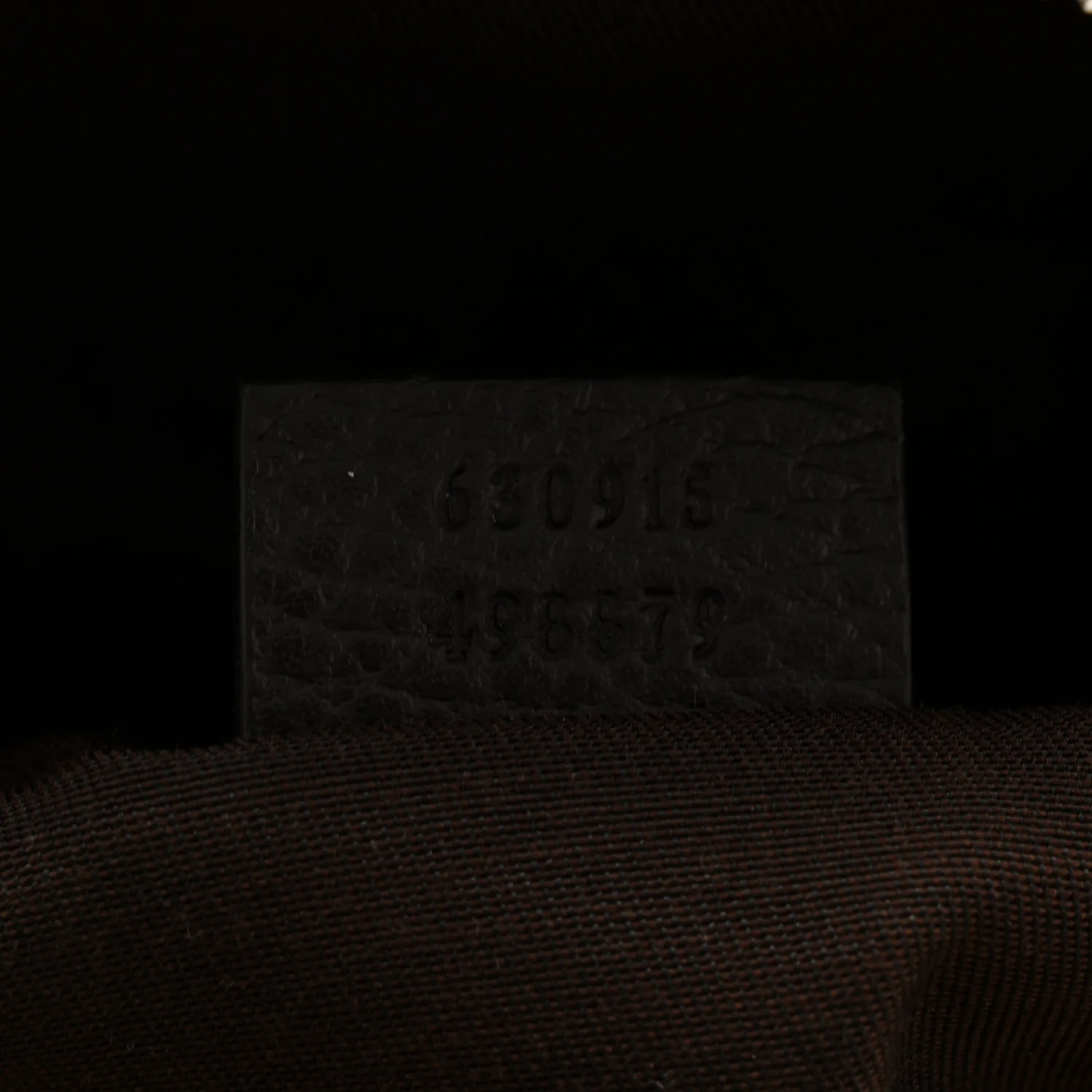 Monogram Dollar Calfskin Waist Pouch Beige Ebony Testa di Moro Marrone Scuro - Top Club